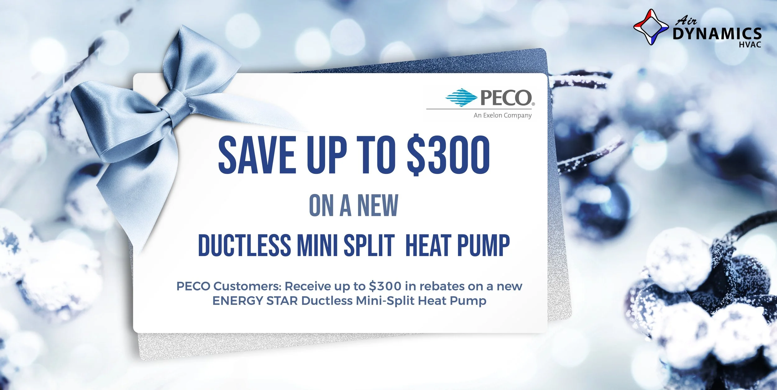 peco rebate, air dynamics hvac llc, $300 off, ductless mini split coupon, ductless mini split deal, hvac coupon near me, hvac discount near me, hvac help near me, Air Dynamics, Air Dynamics HVAC, Philadelphia, Bucks County, HVAC Near me, heater