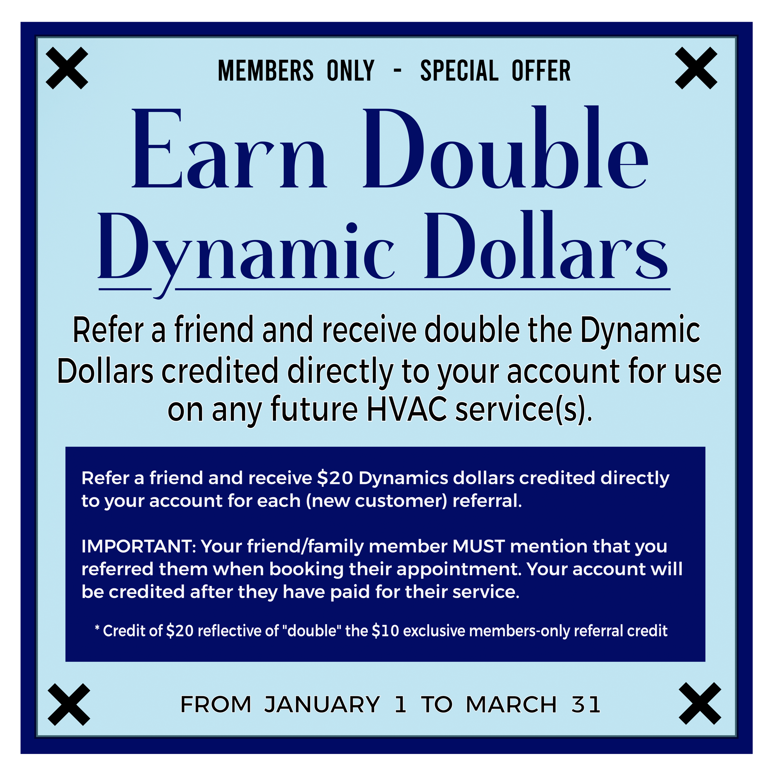 Air Dynamics, Air Dynamics HVAC, Air Dynamics HVAC LLC, Member Only Offer