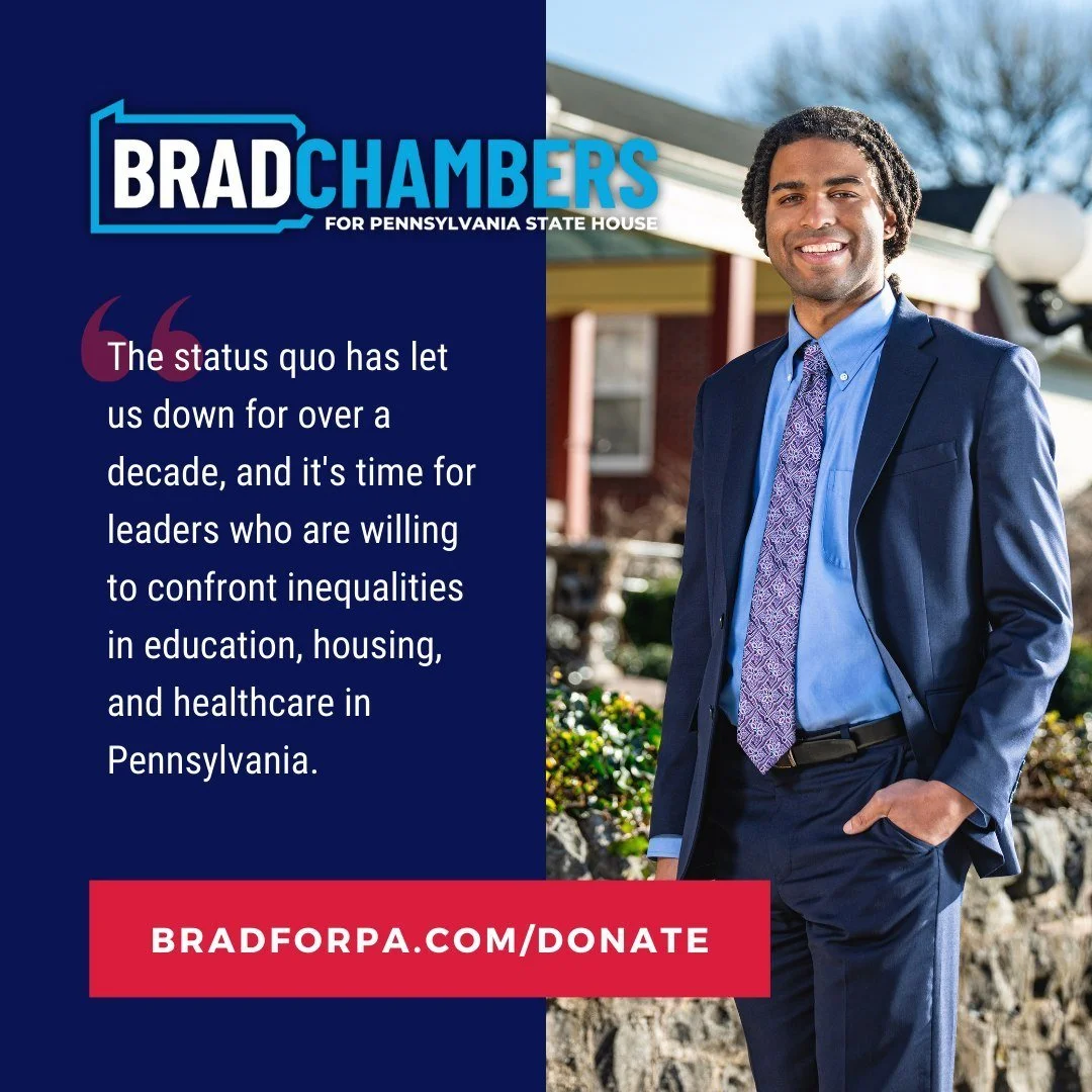 Get involved with #BradForPA and contribute to shaping a better future for Pennsylvania. Your support is vital! 🌟
ㅤ
We need leaders dedicated to community service, not beholden to political parties or corporate interests.
ㅤ
➡️ Support our campaign t