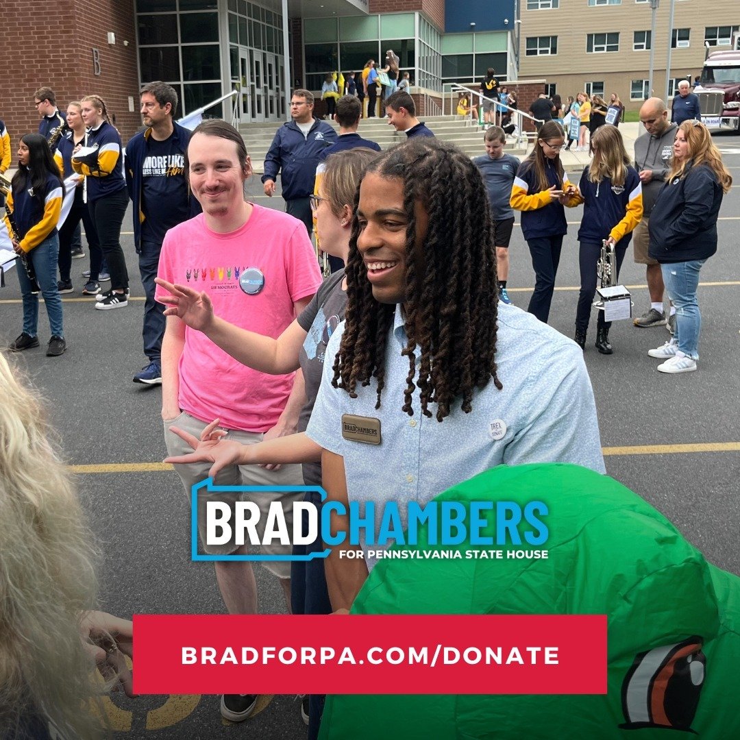 💚 Stand with Brad in his commitment to workers' rights, education, and a brighter future for all. Your donation can help us continue our important work and advocate for policies that benefit everyone.
ㅤ
Donate at bradforpa.com/donate and support Bra