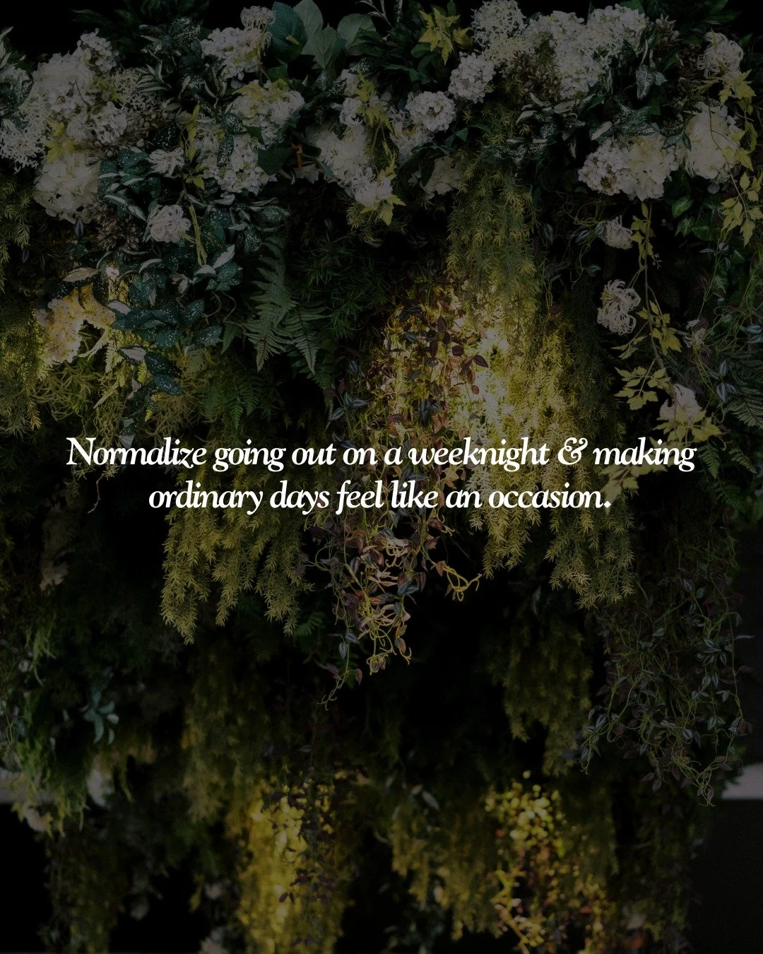 If you&rsquo;re looking for New Year&rsquo;s resolutions, feel free to borrow ours 🍸

Go out on a Tuesday. Plan the night around the bar. Order the second martini.