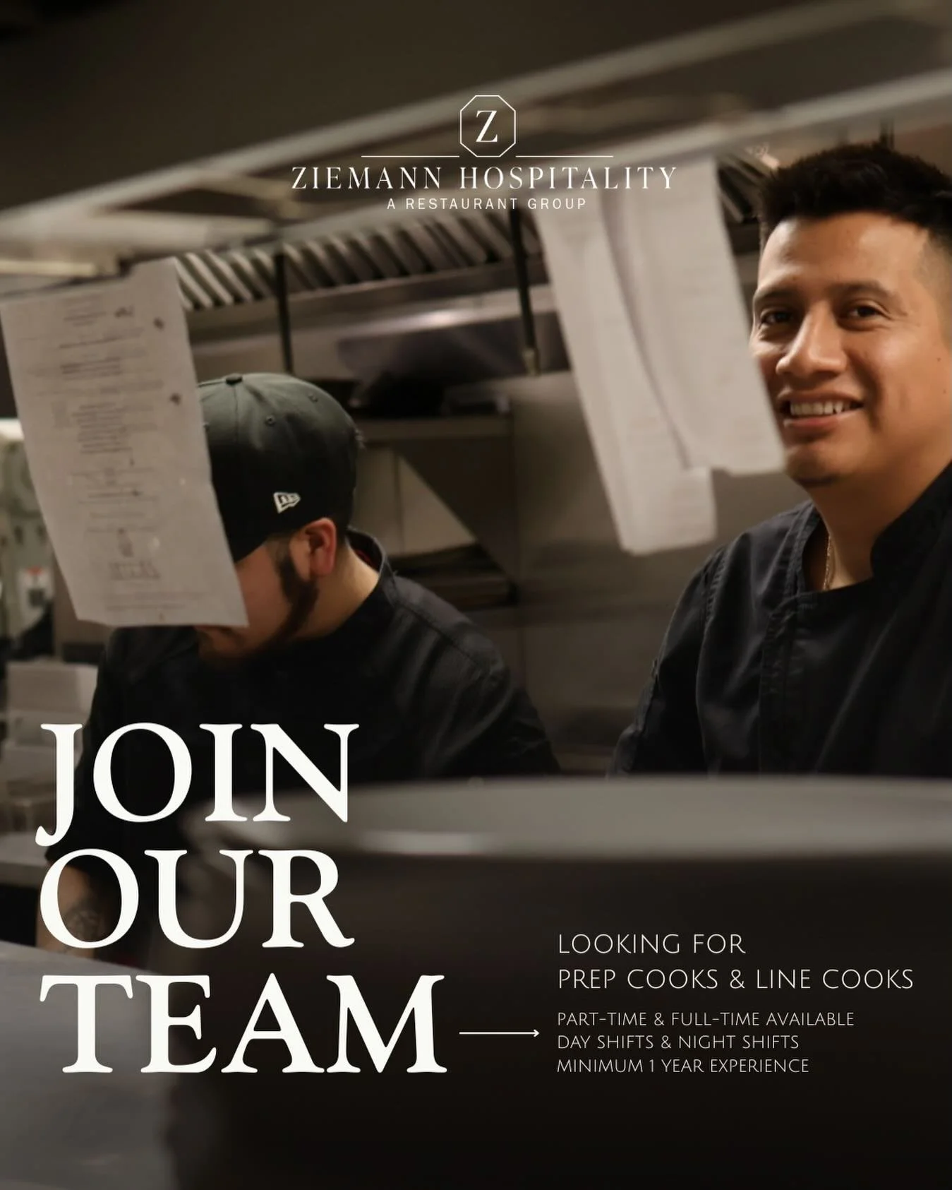 Great food doesn&rsquo;t make itself.&nbsp;

Milas and The Nest are hiring prep cooks and line cooks (minimum one year experience).&nbsp;

Ready to get on the line?&nbsp;
Bring your skills. We&rsquo;ll bring the tickets.&nbsp;
DM or email info@milas-