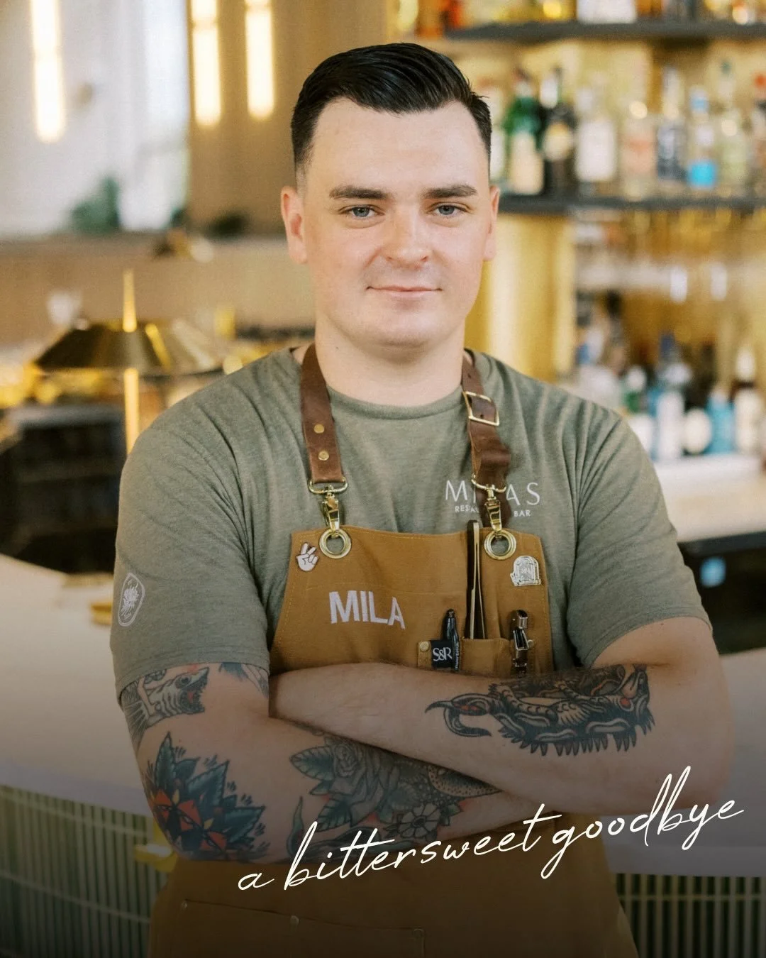 Bittersweet over here 🫒After an unforgettable run at Milas, our Bar Director @instadrizzz is heading to Brooklyn this May to step into a new role at Sweet Polly.

If you&rsquo;ve ever had a cocktail here and thought &ldquo;wait&hellip; what is this 