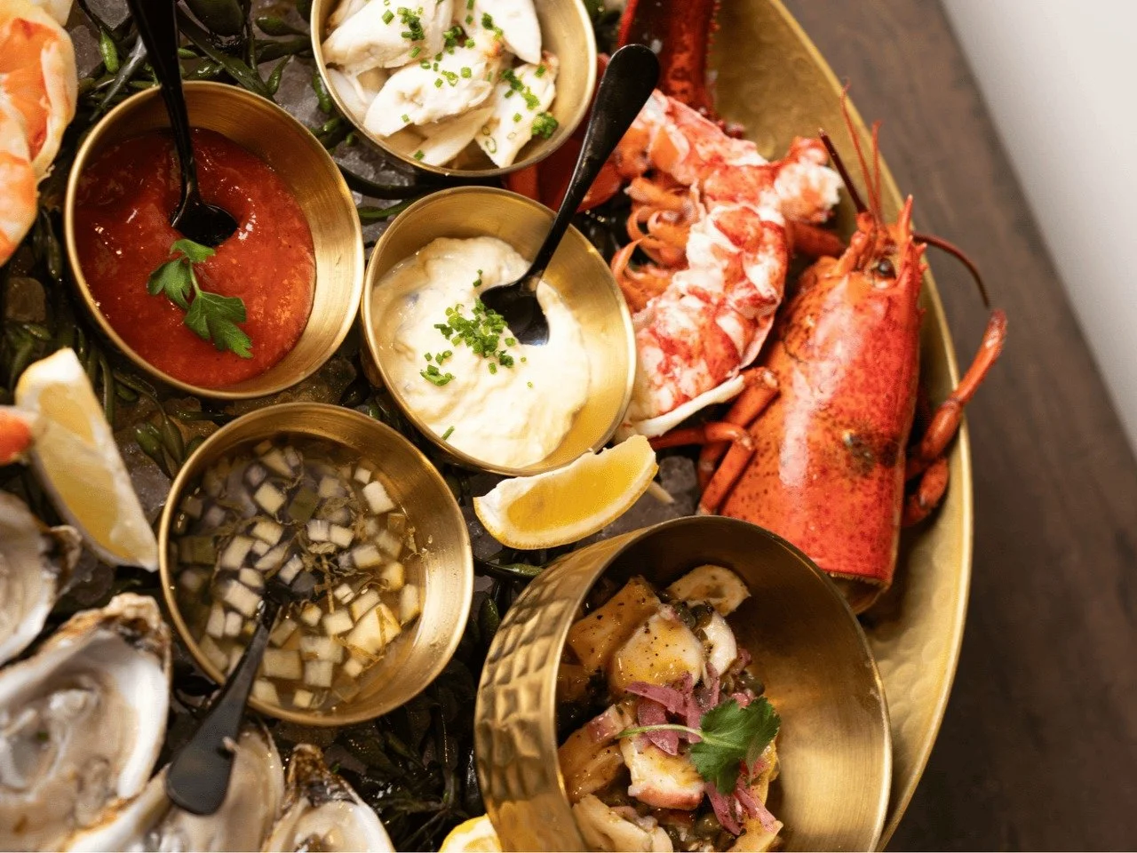 A Seafood platter for the table. Non-negotiable. 🦞