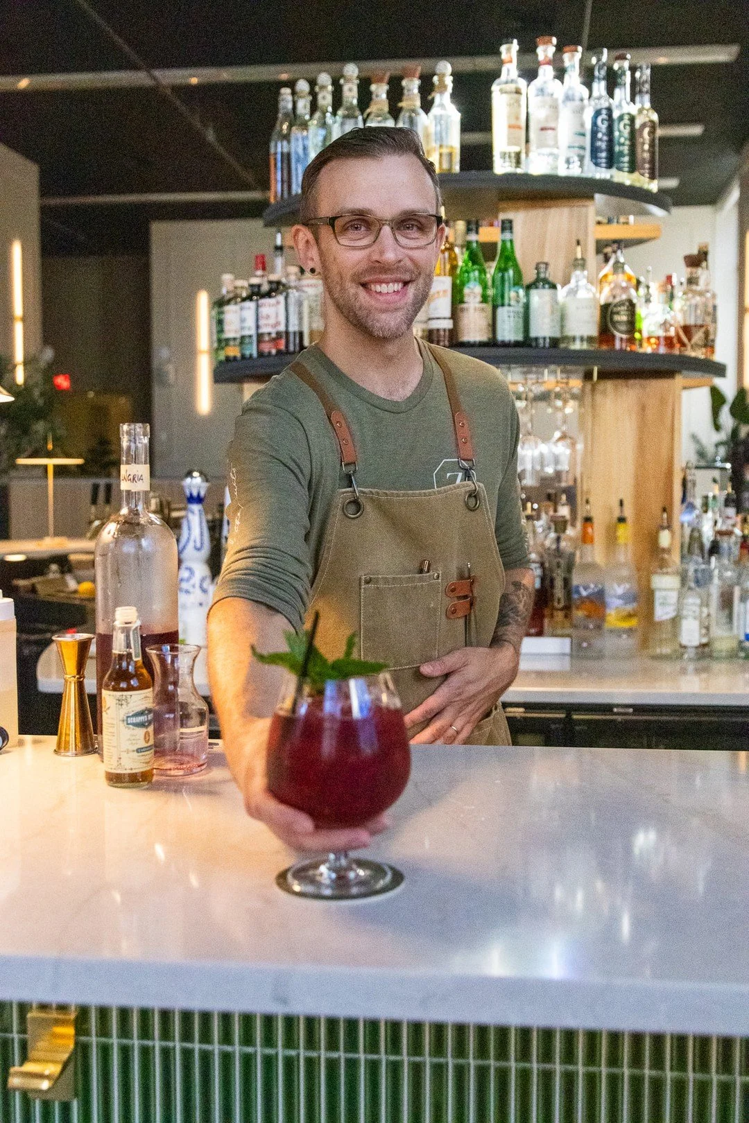 Our sangria has more thought behind it than just fruit and wine. 🍷 Collin builds each batch around rotating wines from our list, layering in fruit, spice, acidity, and just the right amount of sweetness to bring out the best in every glass.

It chan