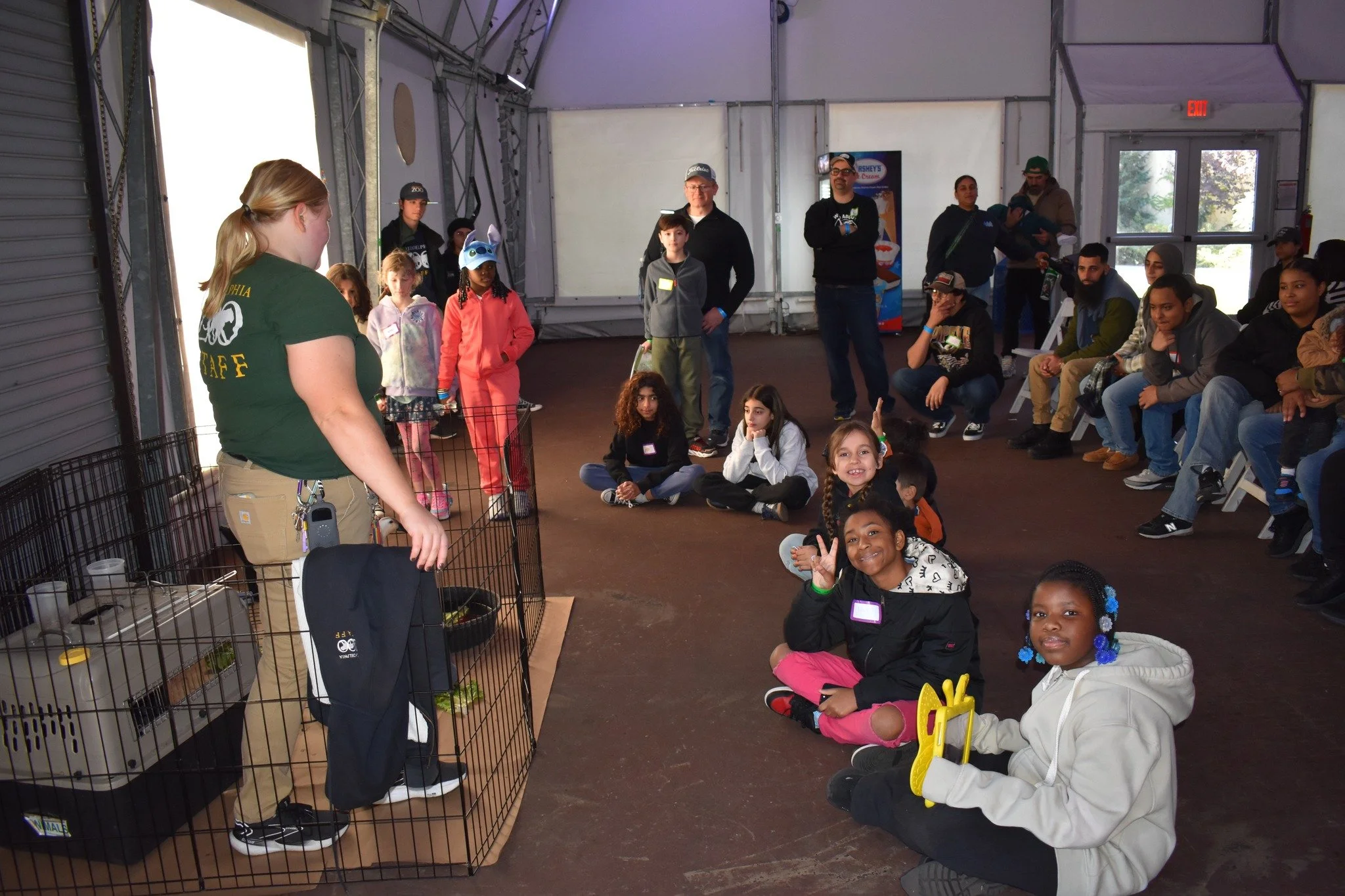 We met for our annual Open House at the Philadelphia Zoo earlier this month. Over 200 members of the school attended a presentation by our administrative team and then learned about wildlife from a zookeeper. It was so awesome for teachers and famili