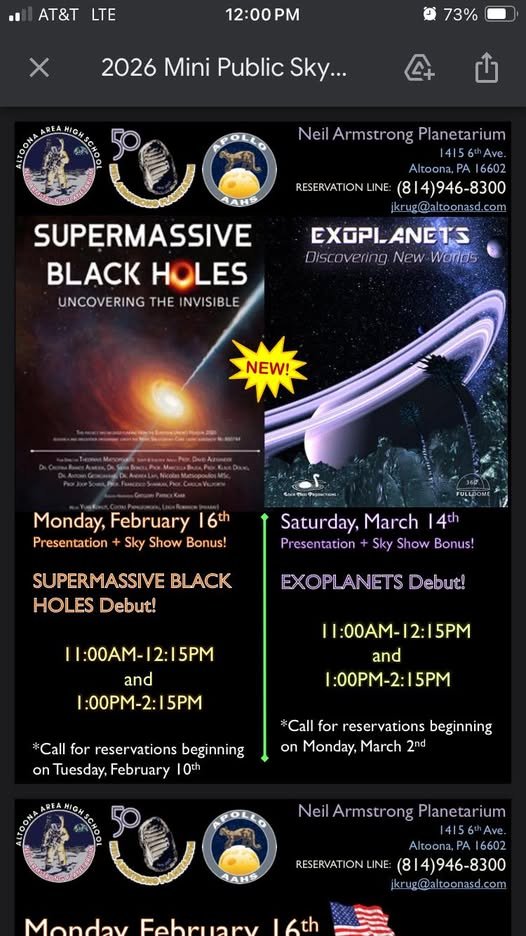 We had an OUT of THIS WORLD time learning about stars in space and a little history on Astronauts @neilarmstrongplanetarium ! We learned so much while watching the show, eating popcorn and viewing the museum with amazing NASA artifacts! Shout out to 