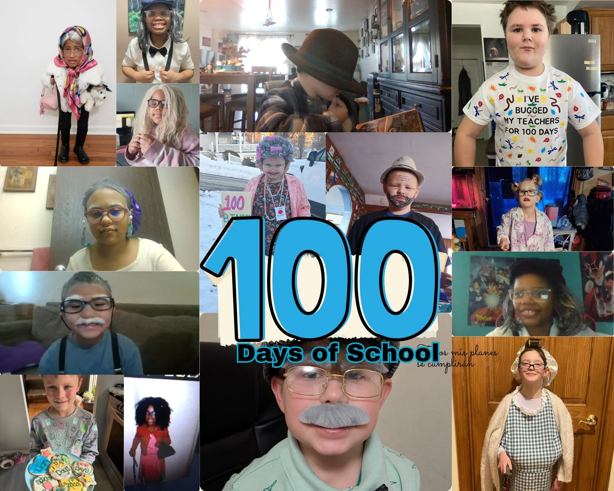 Last week our students dressed up for the 100th day of school! Check out some of their creative outfits! #100daysofschool #padistance