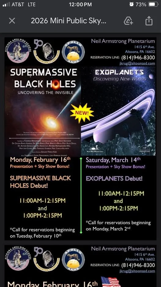 We had an OUT of THIS WORLD time learning about stars in space and a little history on Astronauts @neilarmstrongplanetarium ! We learned so much while watching the show, eating popcorn and viewing the museum with amazing NASA artifacts! Shout out to 