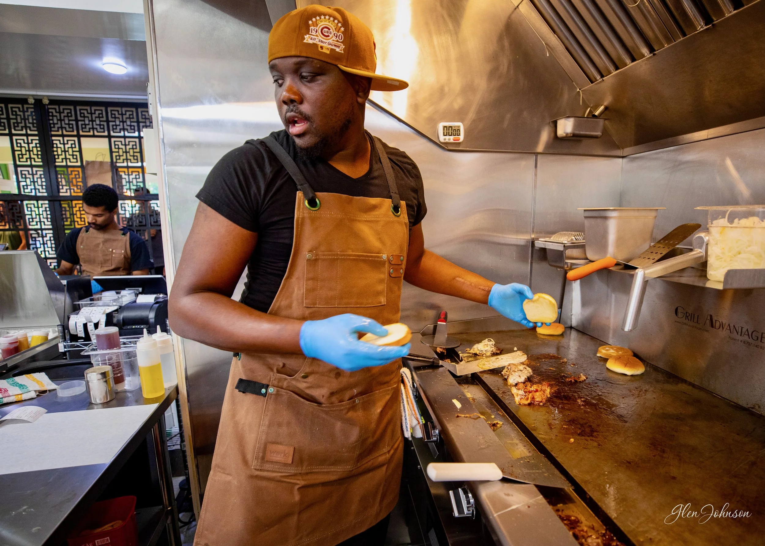  Grillman Clarence managing his orders 