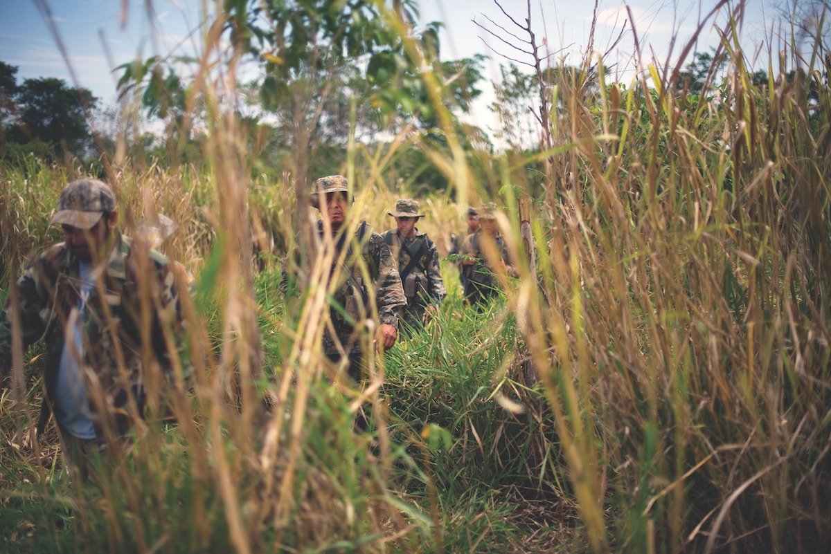  Rangers patrol the Maya Biosphere Reserve. 