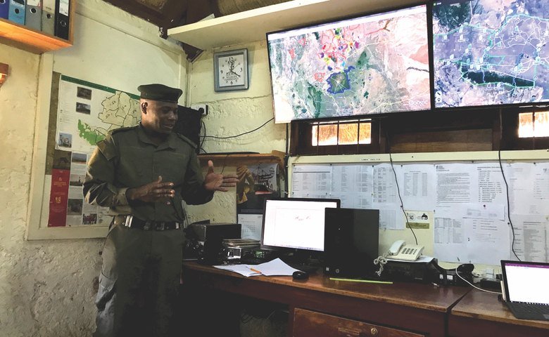  Rangers using Vulcan EarthRanger systems in Kenya. 