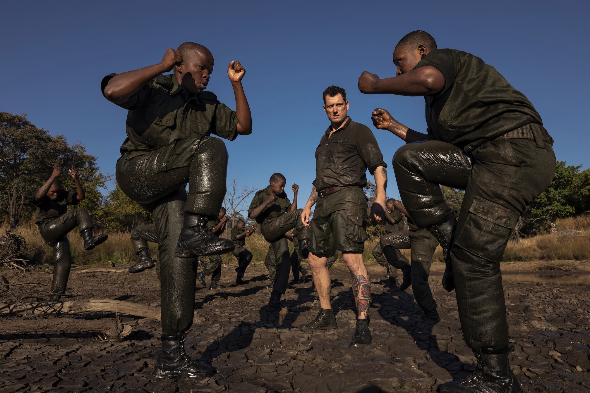 The Akashinga Rangers, led by Damien Mander, are an all-female squad of eco-warriors supported by Global Conservation.