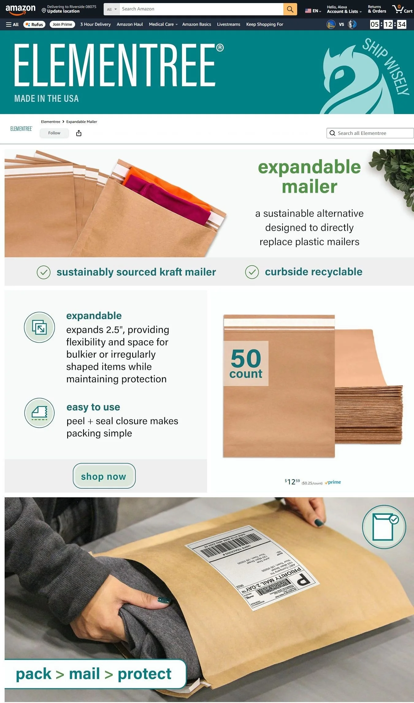 Expandable Mailers