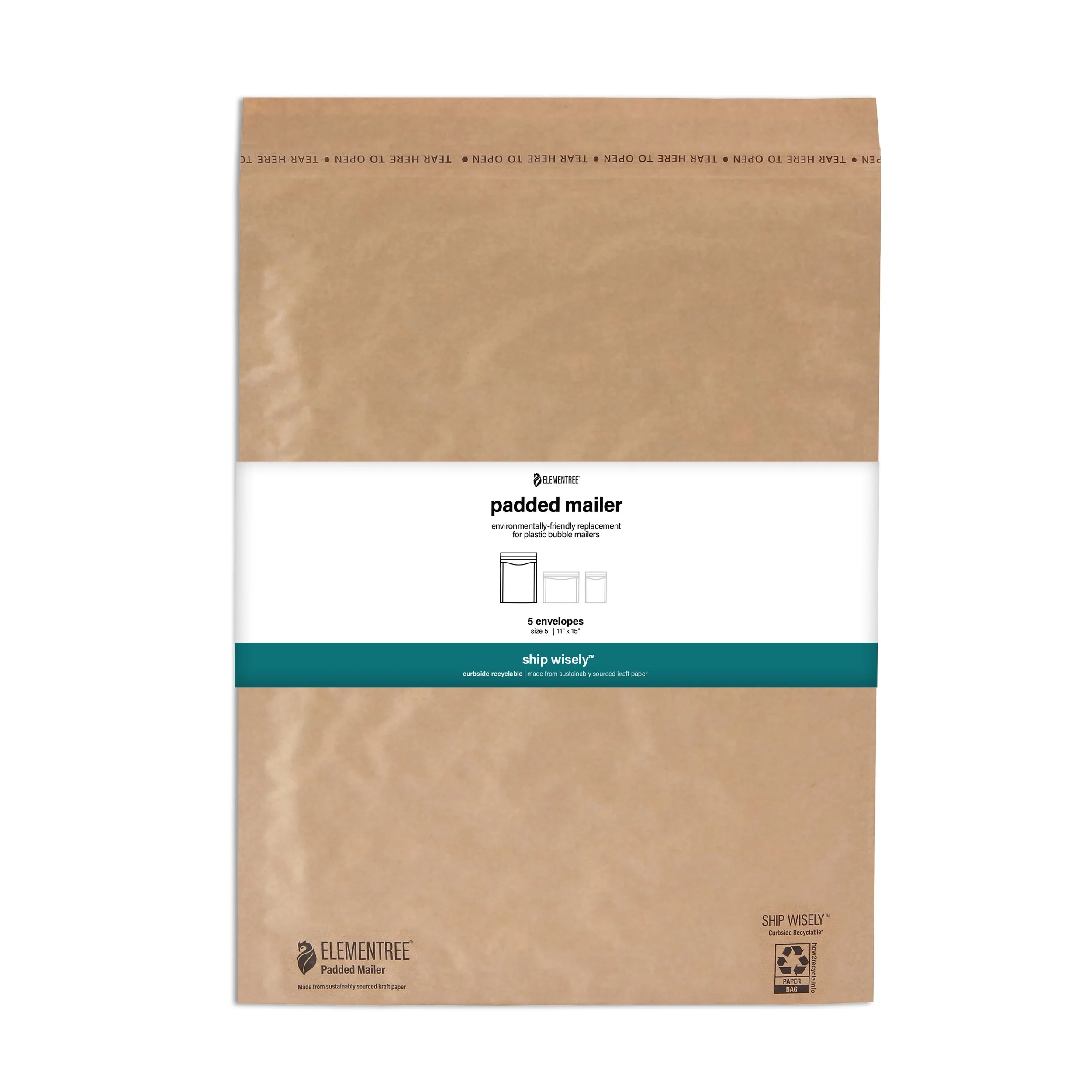 Size 5 Padded Mailer Before