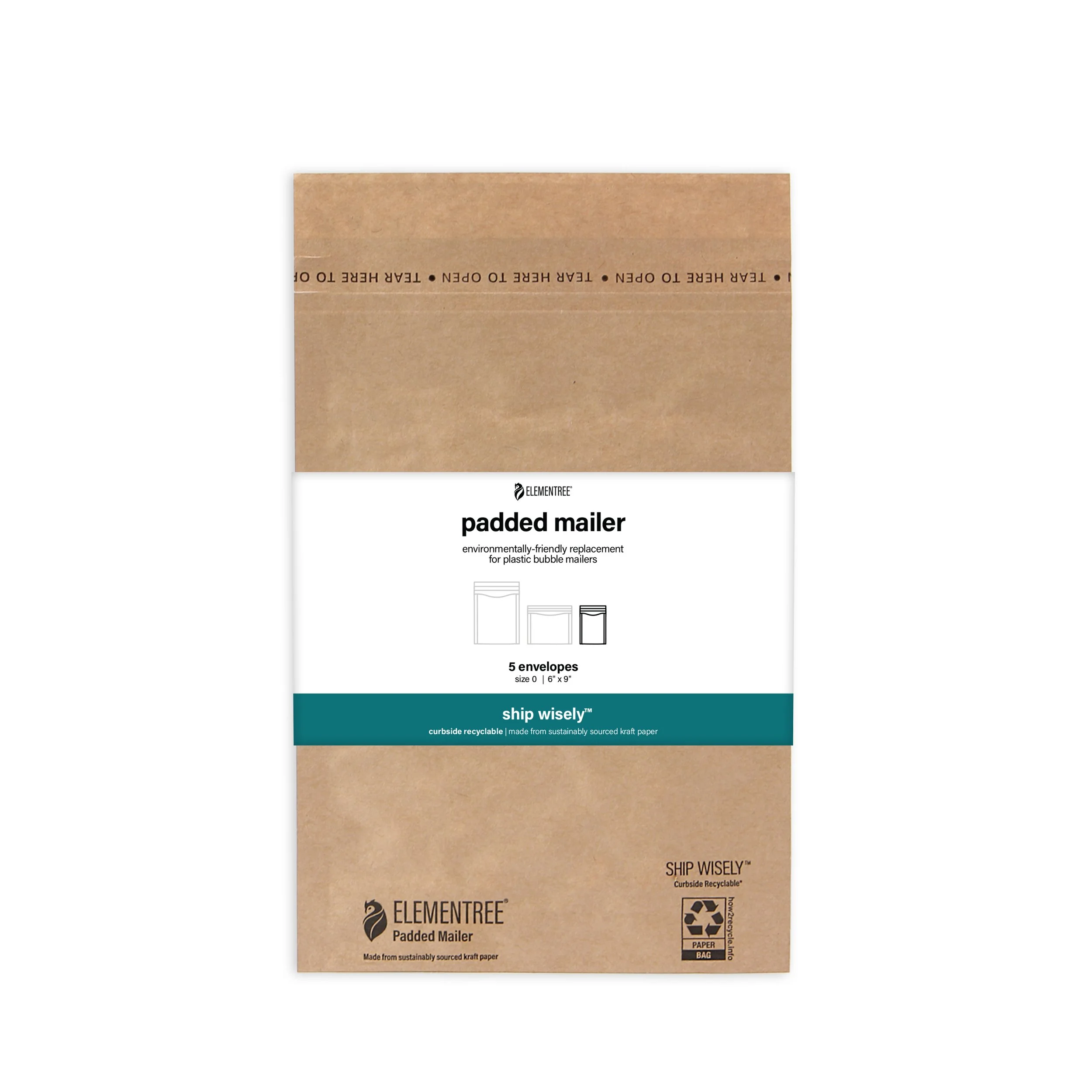 Size 0 Padded Mailer Before