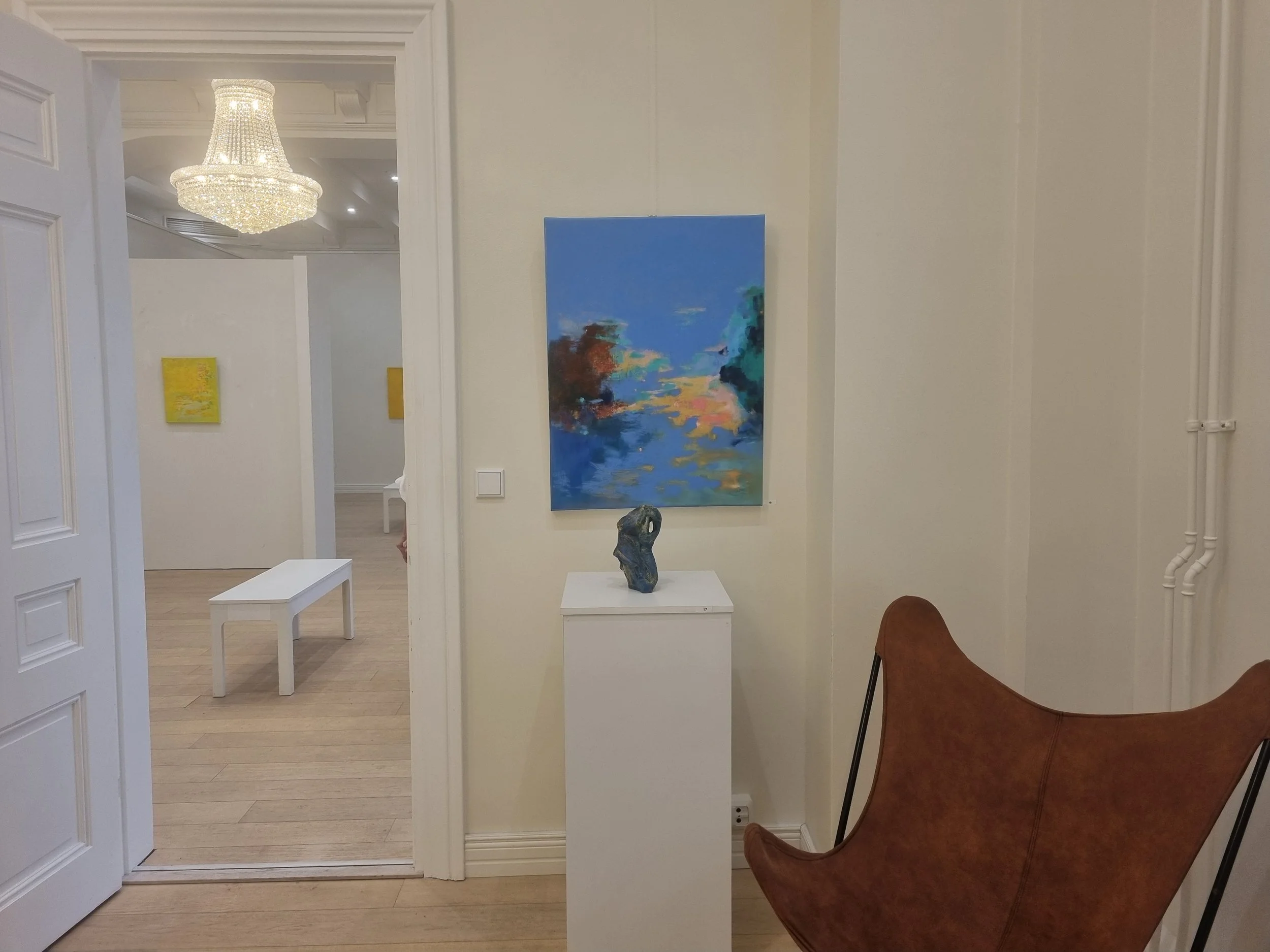 Installation view, Galleria Dromig Helsinki, March 2025. artist Satu Metsola