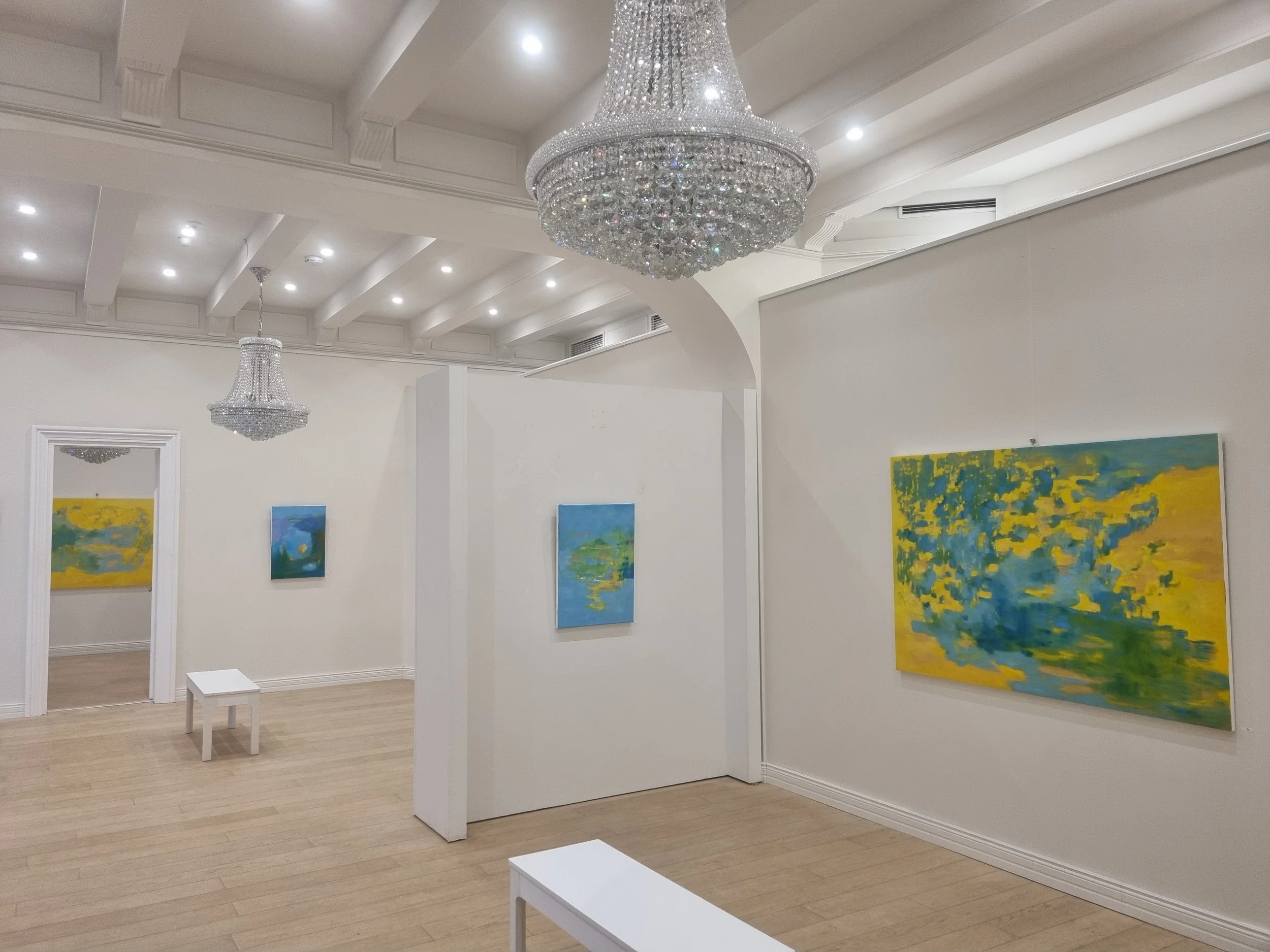 Installation view, Galleria Dromig Helsinki, March 2025. Artist Satu Metsola