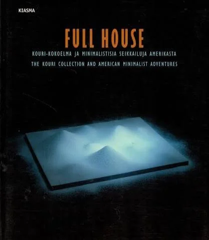 Book cover titled 'Full House' with a dark background and an abstract image of a glowing rectangular object.