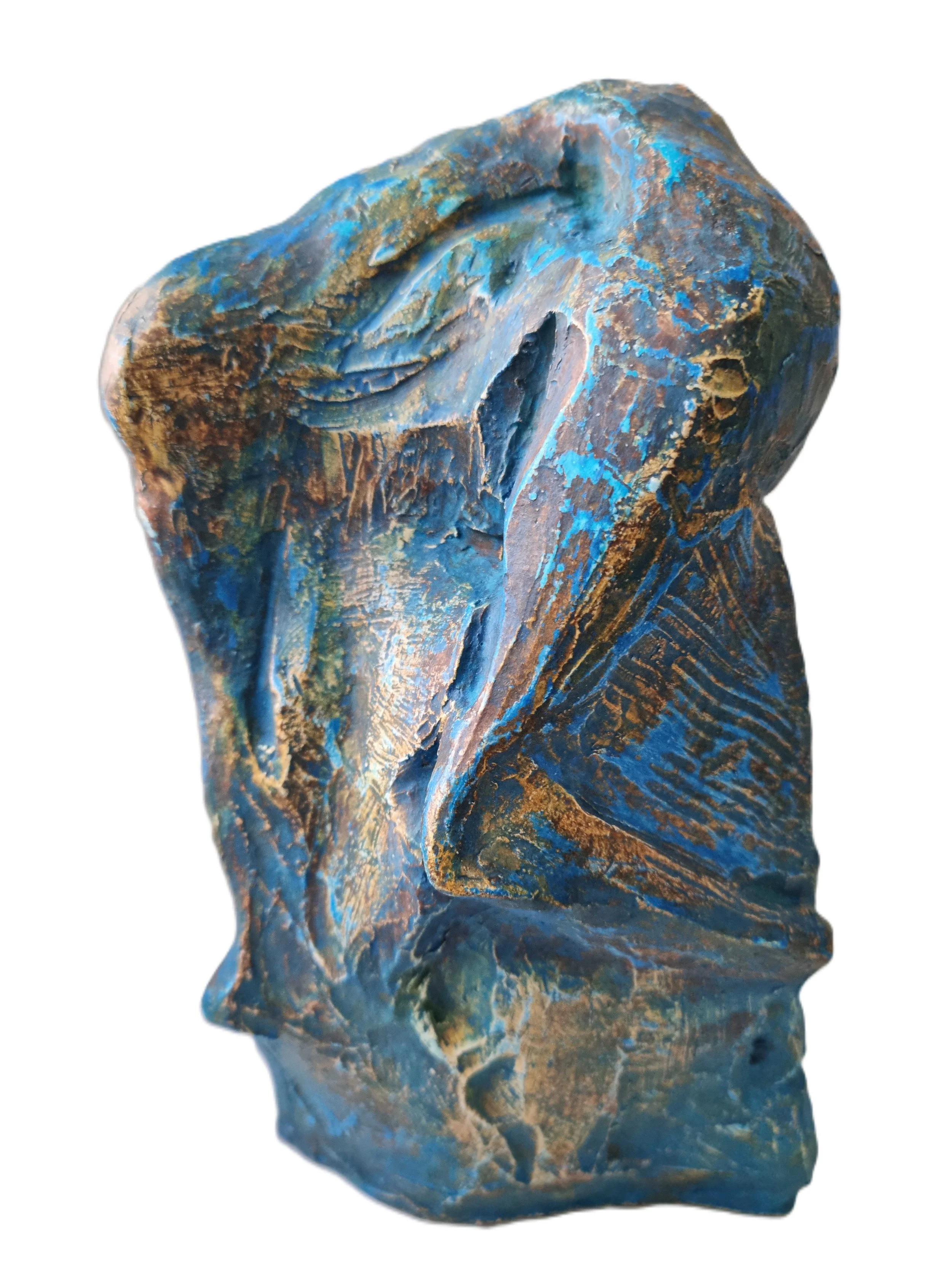 Artist Satu Metsola's ceramic sculpture detail
