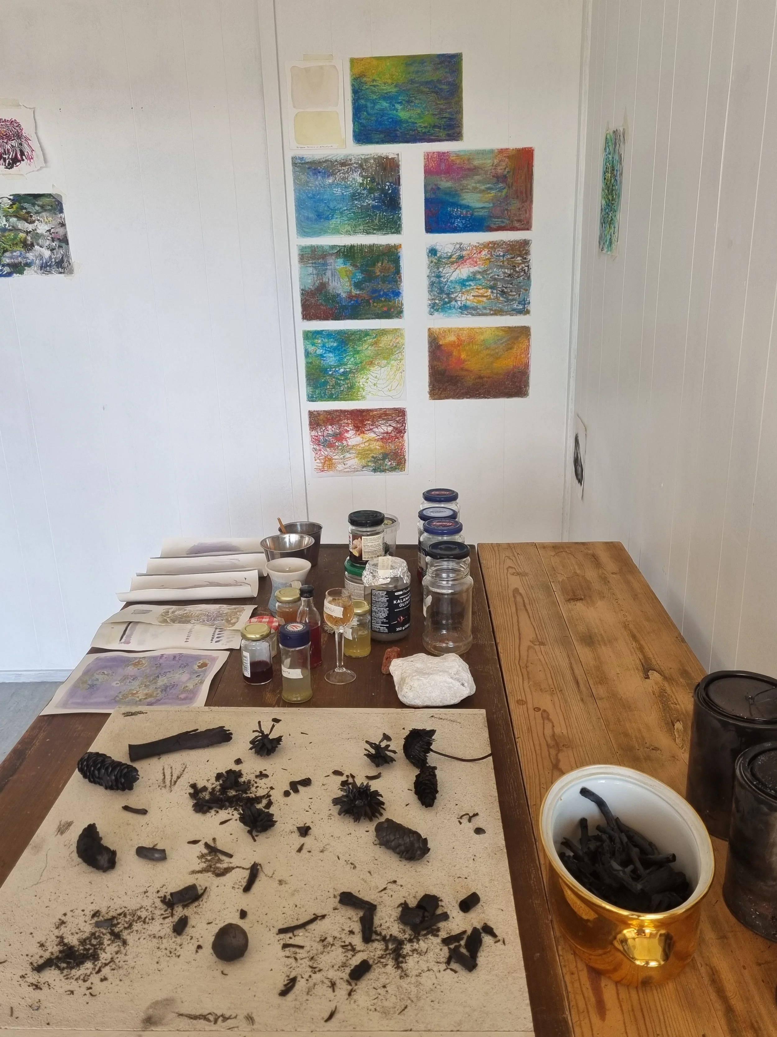 During the Konstrundan 2025. The AARK (Archipelago Art Residency in Korpo) 
