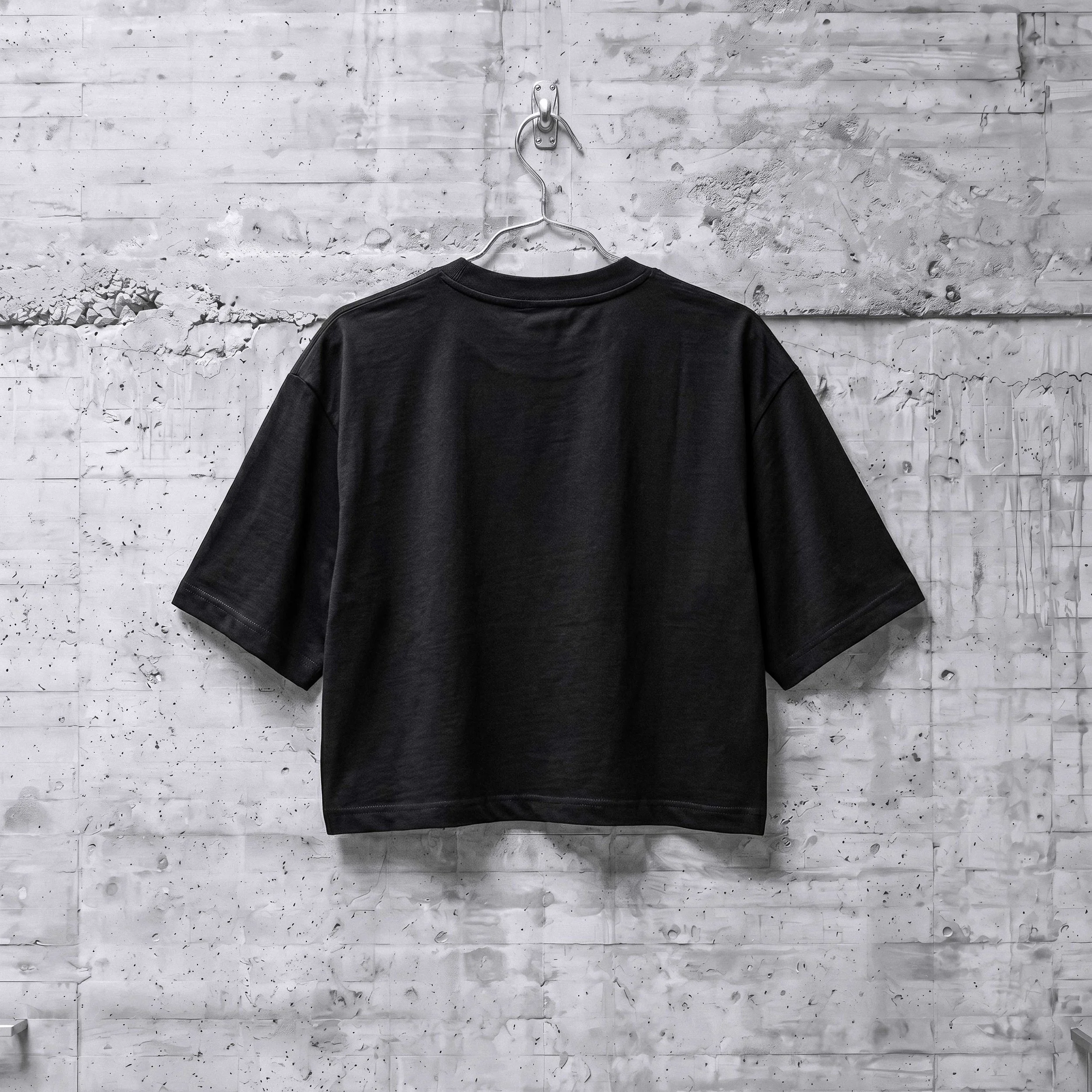 BACCO & ARIANNA TEE COTS.STUDIO nera, vista posteriore senza grafiche