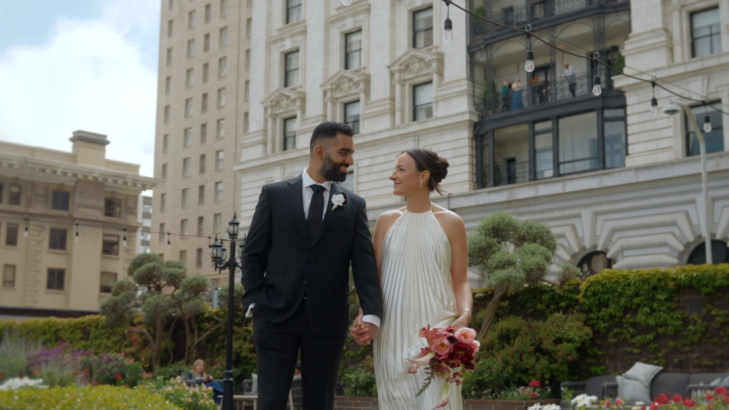 San Francisco wedding couple