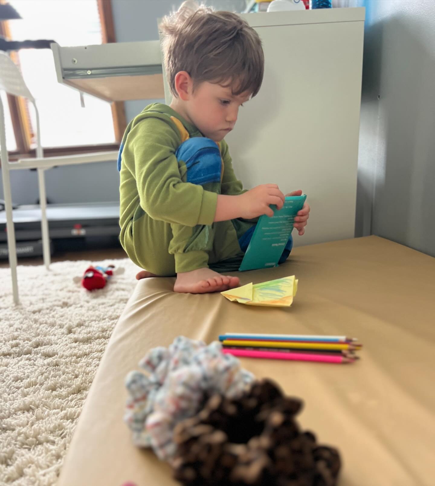 This little guy is the real MVP. 

He is 100% our go with the flow kid. 

99.9% of the time he is &ldquo;working&rdquo; right next to me. Coloring a picture, building me a lego castle, racing cars through my office, or asking me what song I want to l