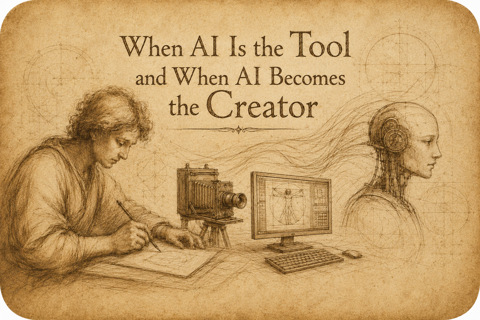 When AI Is the Tool — and When AI Becomes the Creator