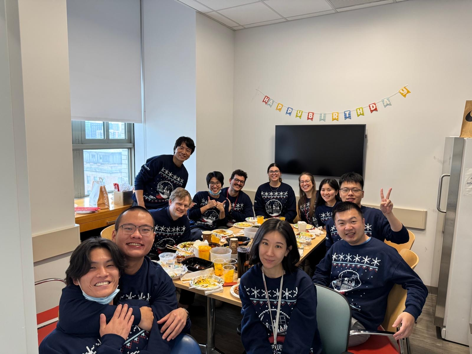 Lab holiday lunch 2025