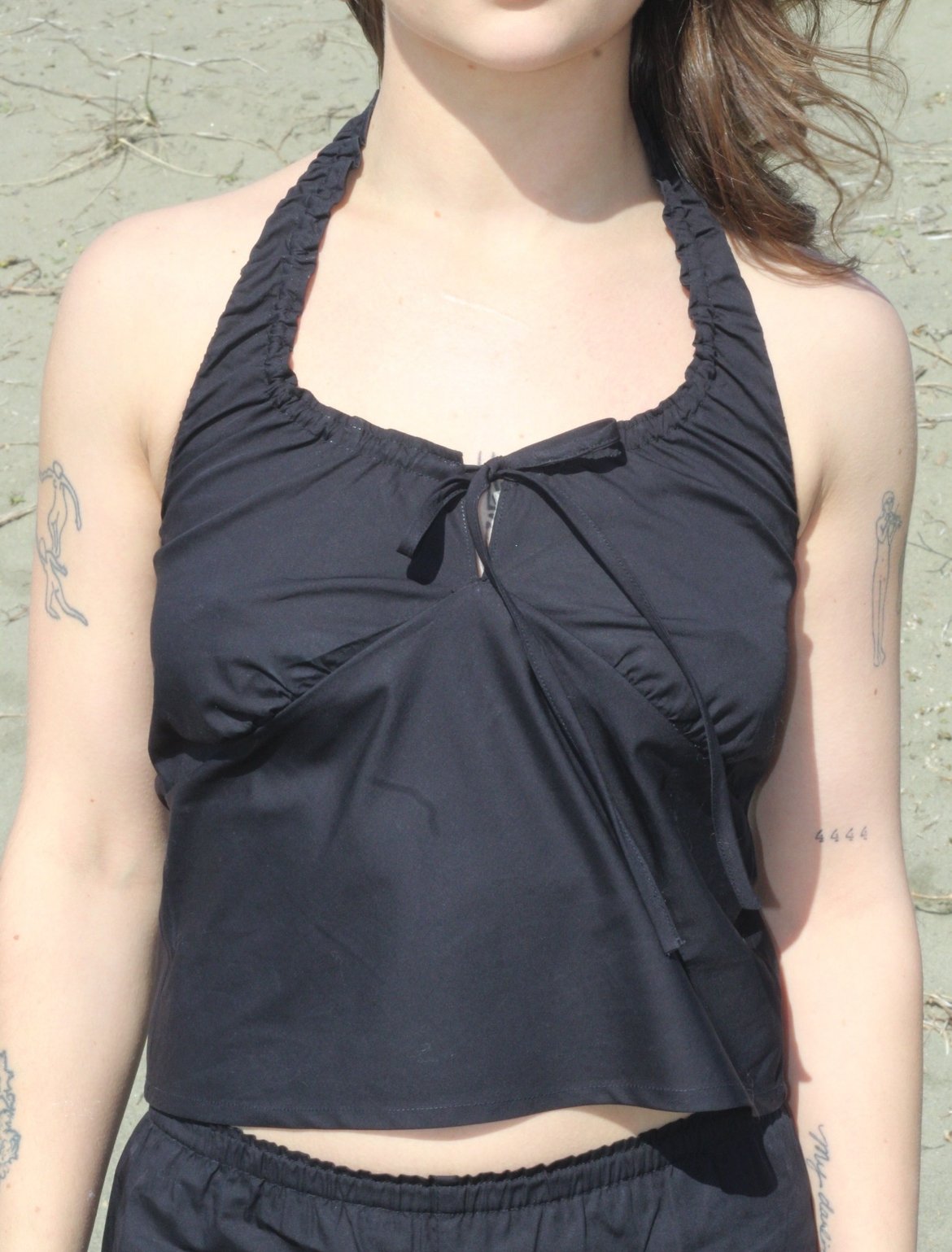The Brandi Halter / Black