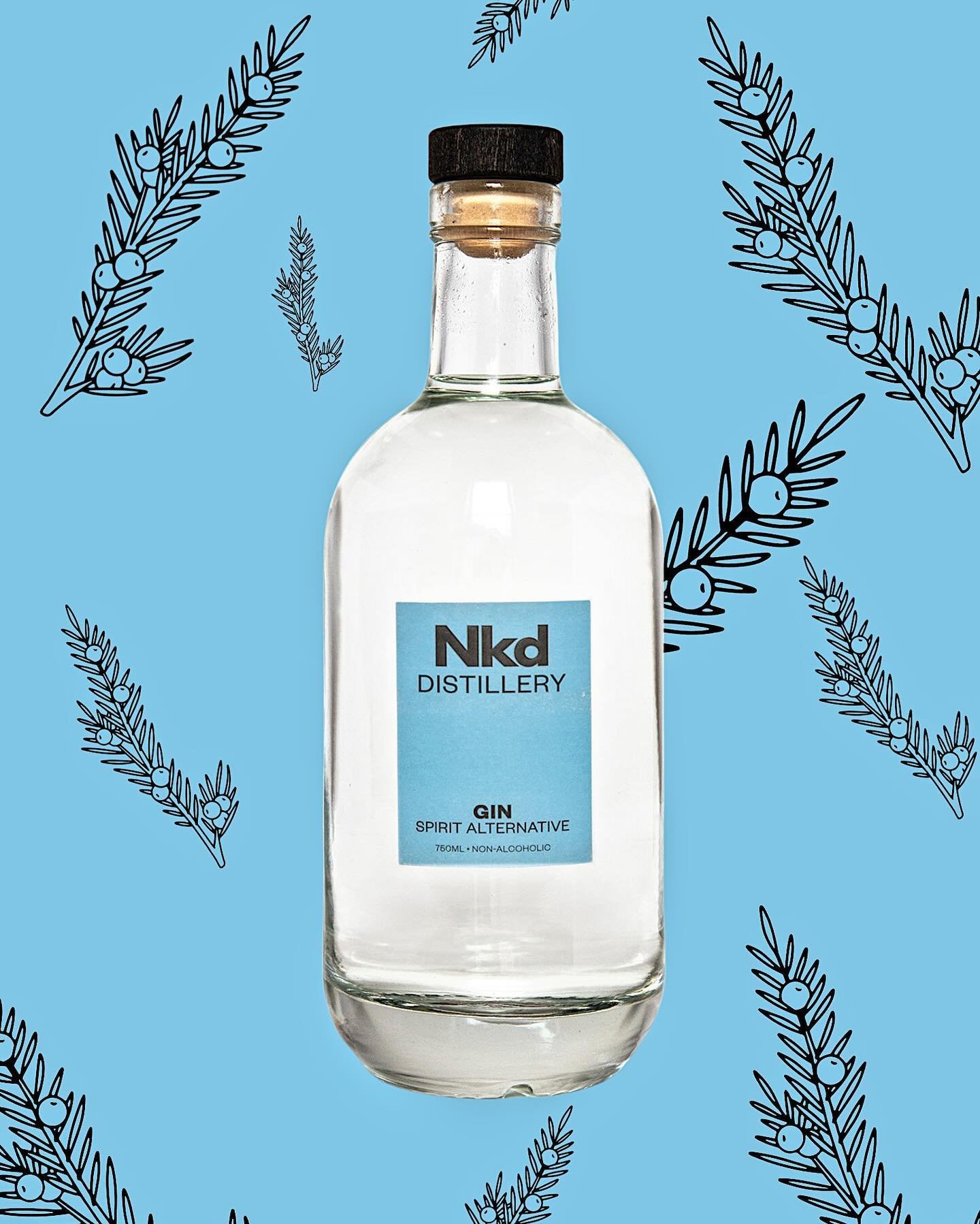 Nkd Gin. Increased intensity for 1:1 cocktail swap. Keep it simple or make it interesting-we bring the flavor you're looking for. 

Fresh piney flavor with citrus and spice. 
👅Juniper on the front, spicy coriander and earth on the back. 
👃Citrus pe