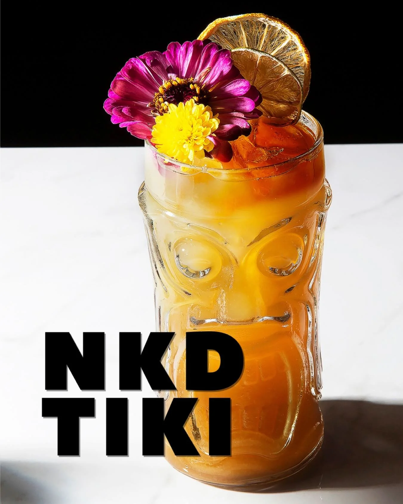 We love Nkd Tiki time. This one is bright, a little bitter and not too sweet. Just like us. 

TAN LINES 

 2 oz Nkd Whiskey 
.75 oz fresh lemon juice 
.75 oz orgeat .5 oz pineapple juice 
6-10 dashes aromatic bitters (we like @allthebitter) OR
.5 oz 