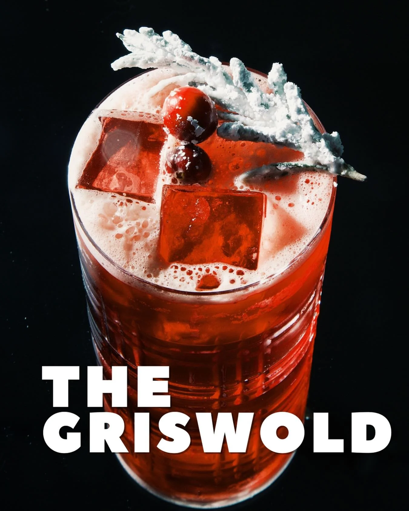 She&rsquo;s a beaut Clark! This is a crowd pleaser and  destined to become a holiday classic in your home!

The Griswold
1.5 oz Nkd Whiskey&nbsp;
.75 oz fresh lemon Juice
.5 oz pomegranate juice
.5 oz 5 spice infused demerara*
OPTIONAL BUT DELICIOUS-