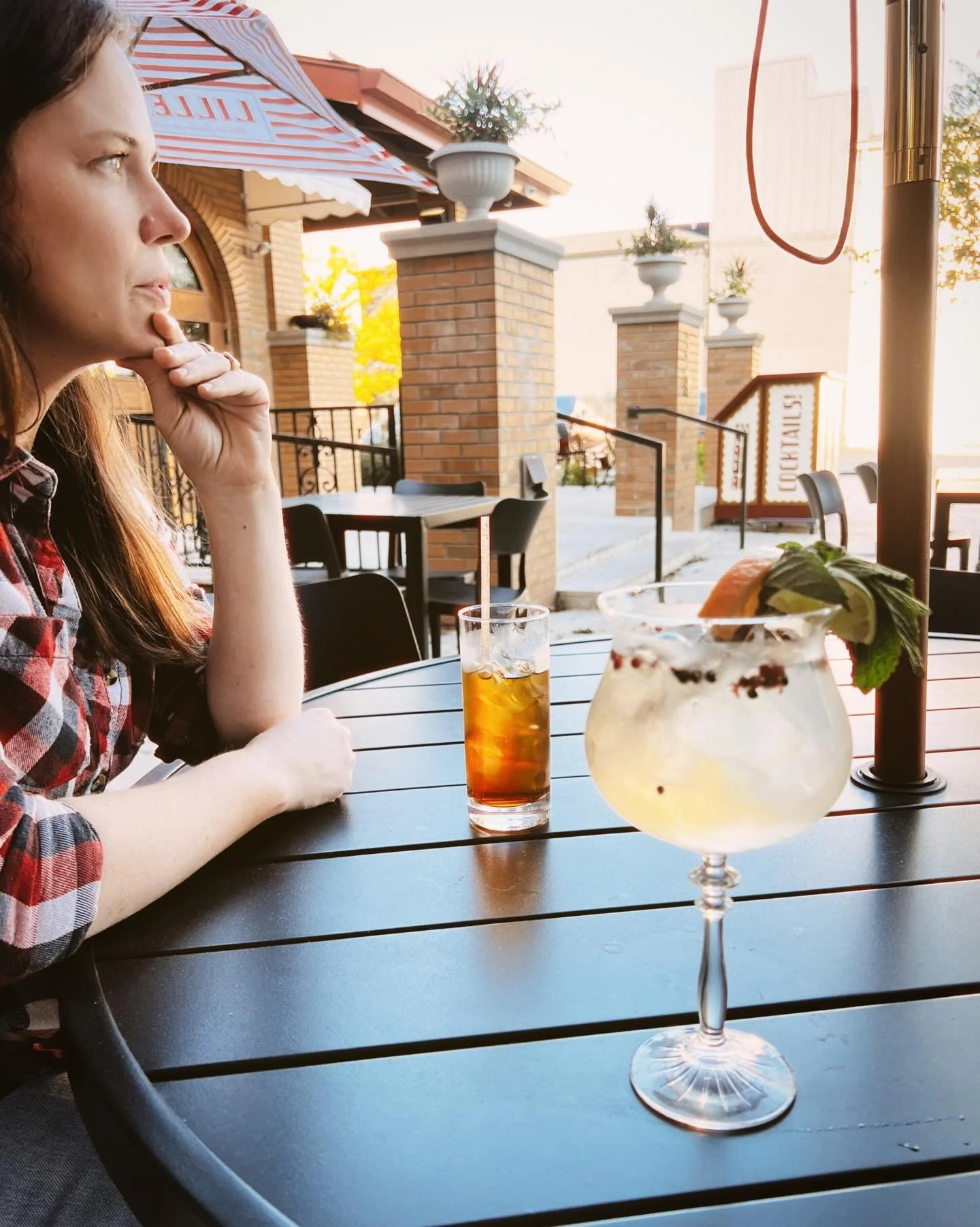 It&rsquo;s not quite patio season yet, but we will enjoy the days tha feel like it.