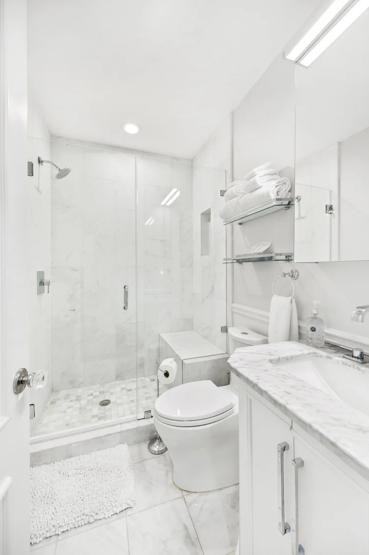 Marble bathroom