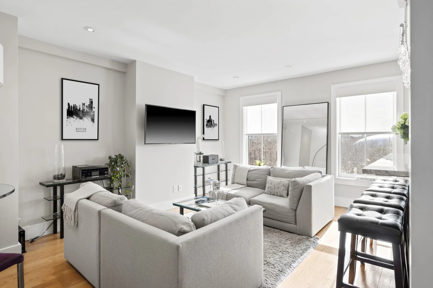 Penthouse living room