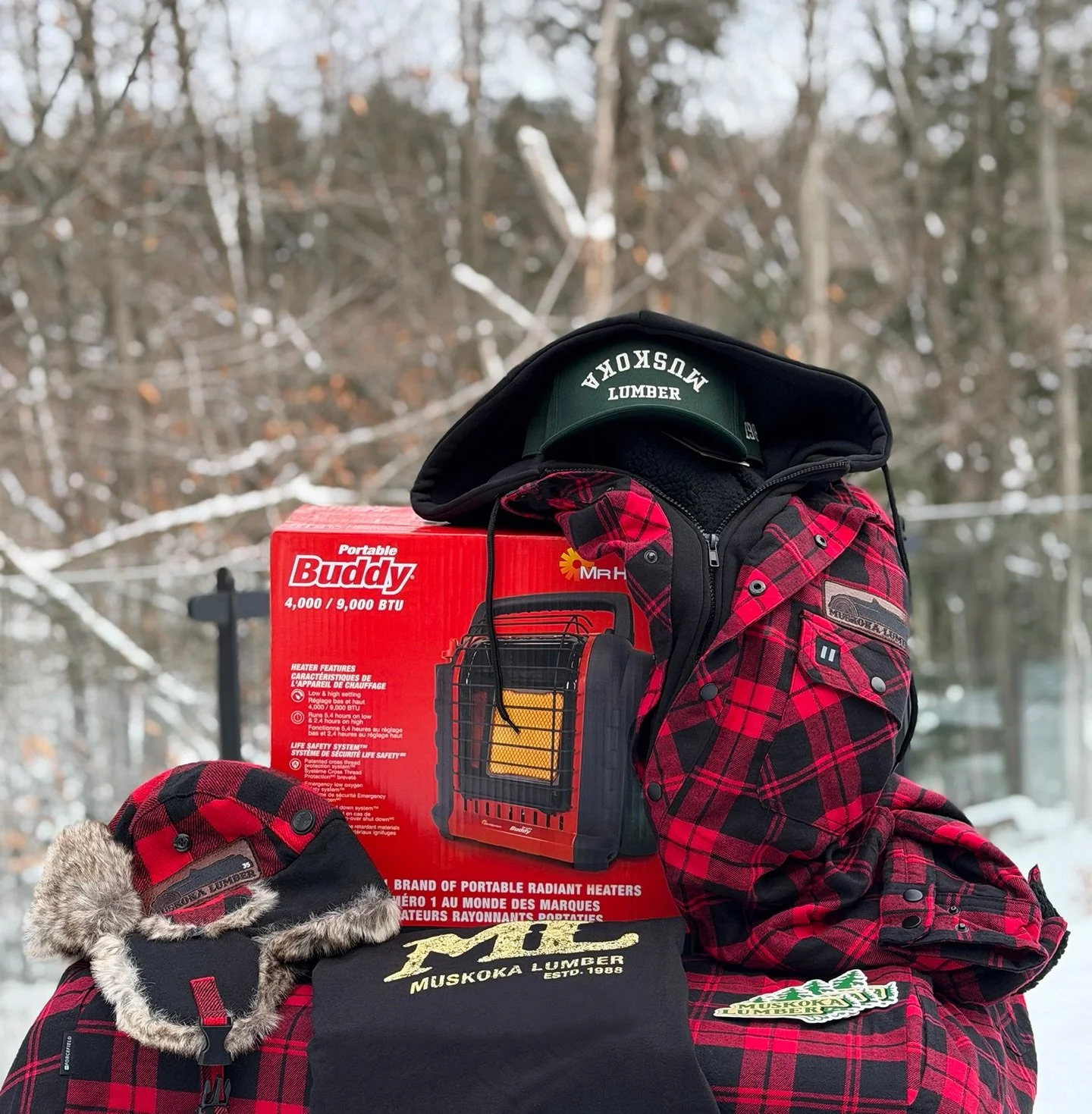 💥GIVEAWAY: Enter NOW for your chance to WIN a Portable Buddy&reg; Heater 🔥 PLUS a Sherpa Lined Full Zip Jacket, Trapper Hat, &amp; MORE Muskoka Lumber Swag! ❄️

ENTERING IS SIMPLE ⬇️
1 &bull; Like this post
2 &bull; Follow @muskokalumber
3 &bull; T