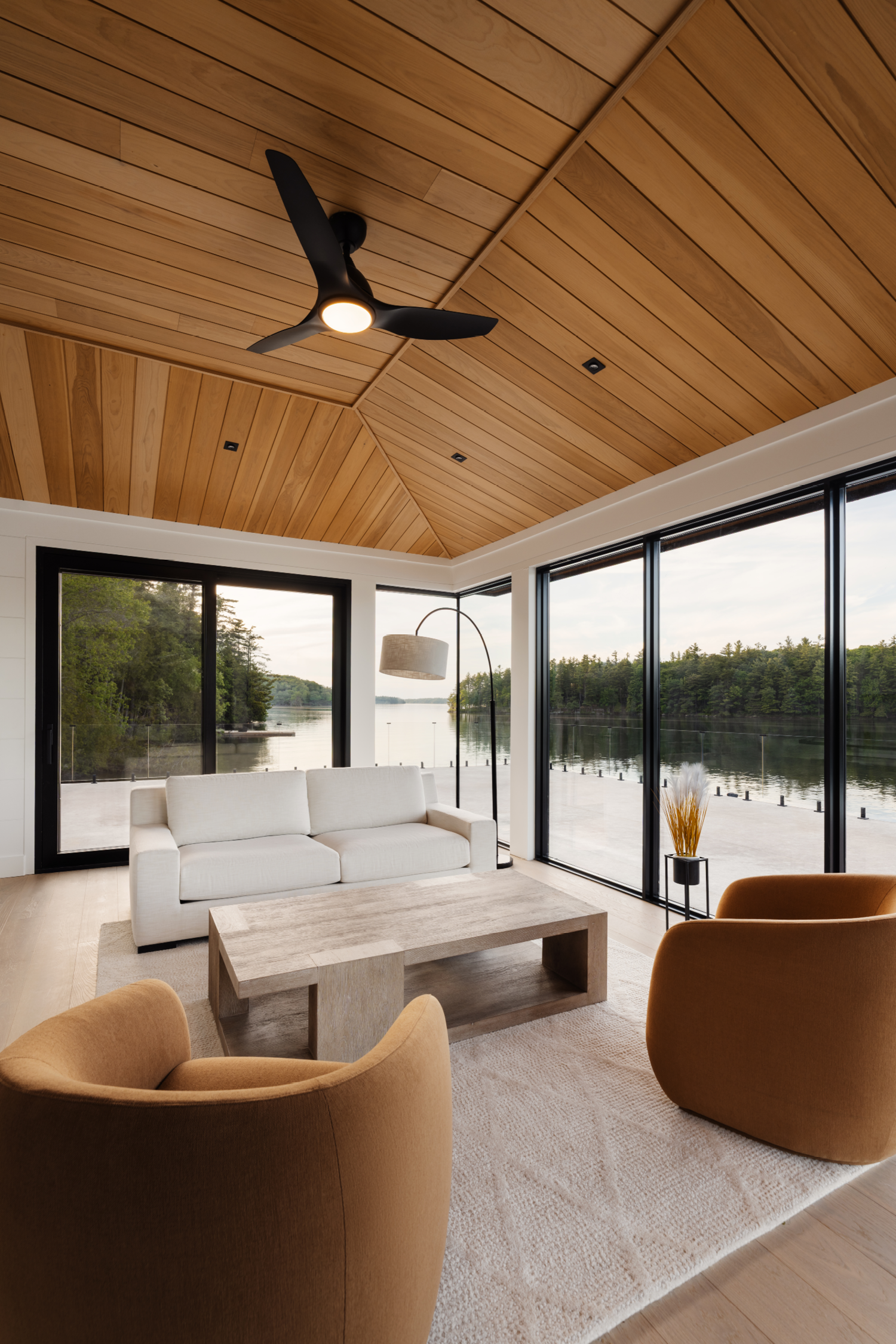 Muskoka Lumber, Boathouse Interior Finishing Materials