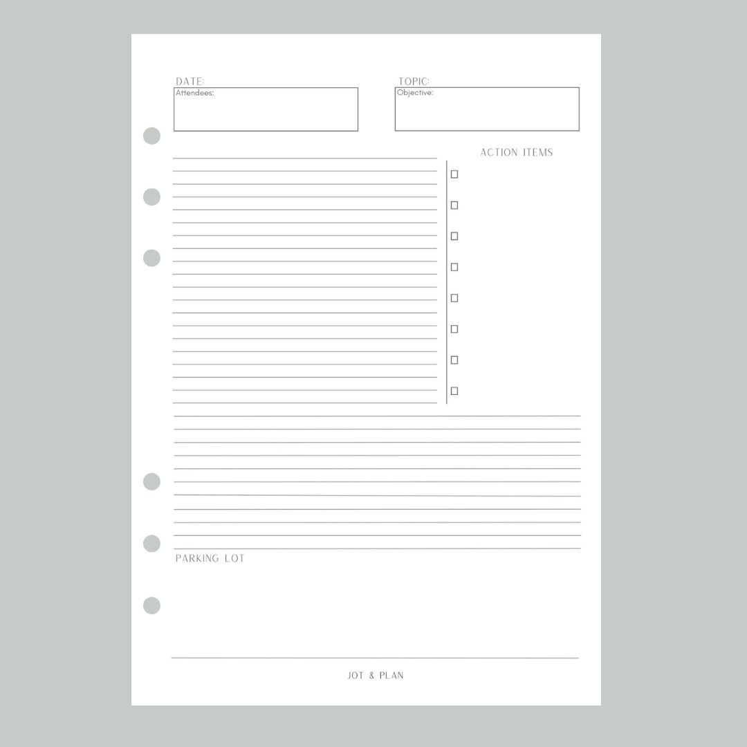 Meeting Notes