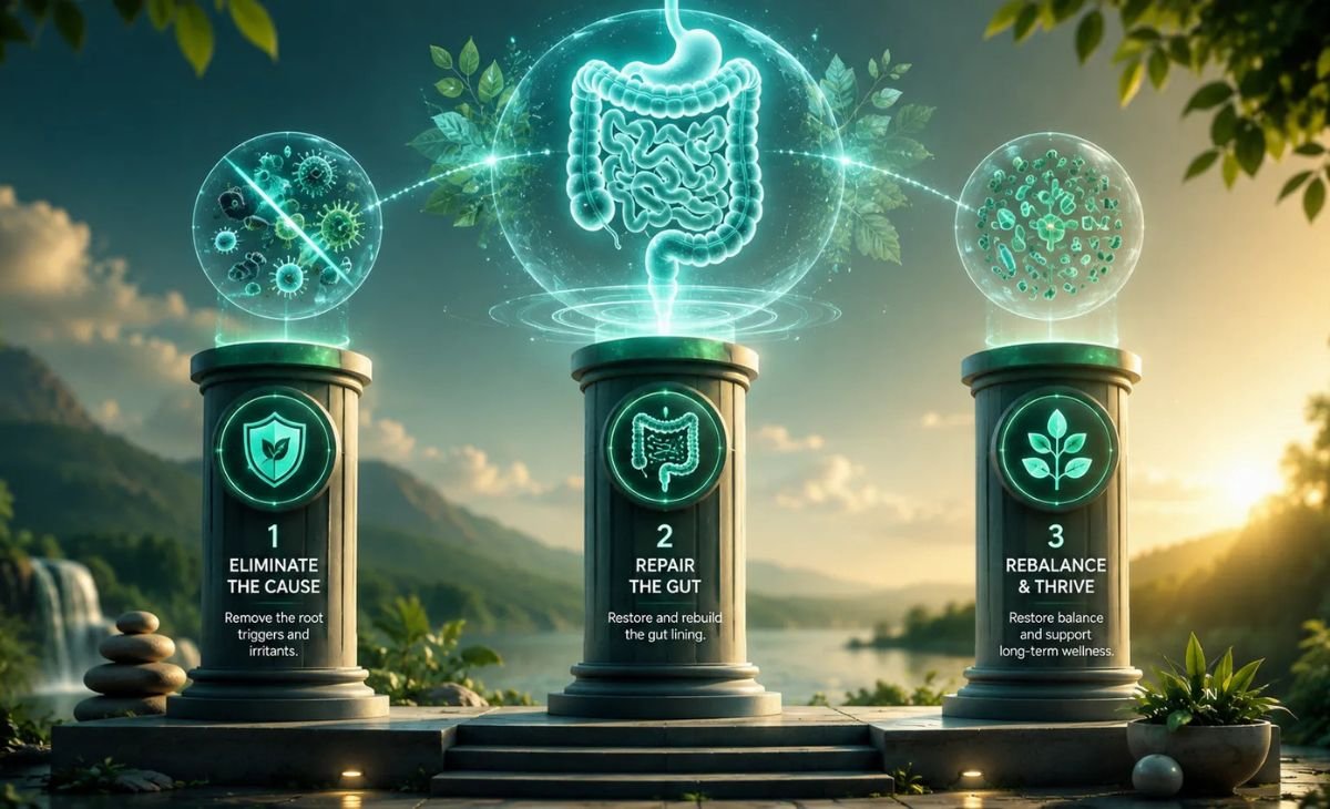 How Does the Three-Pillar System Heal Your Gut?