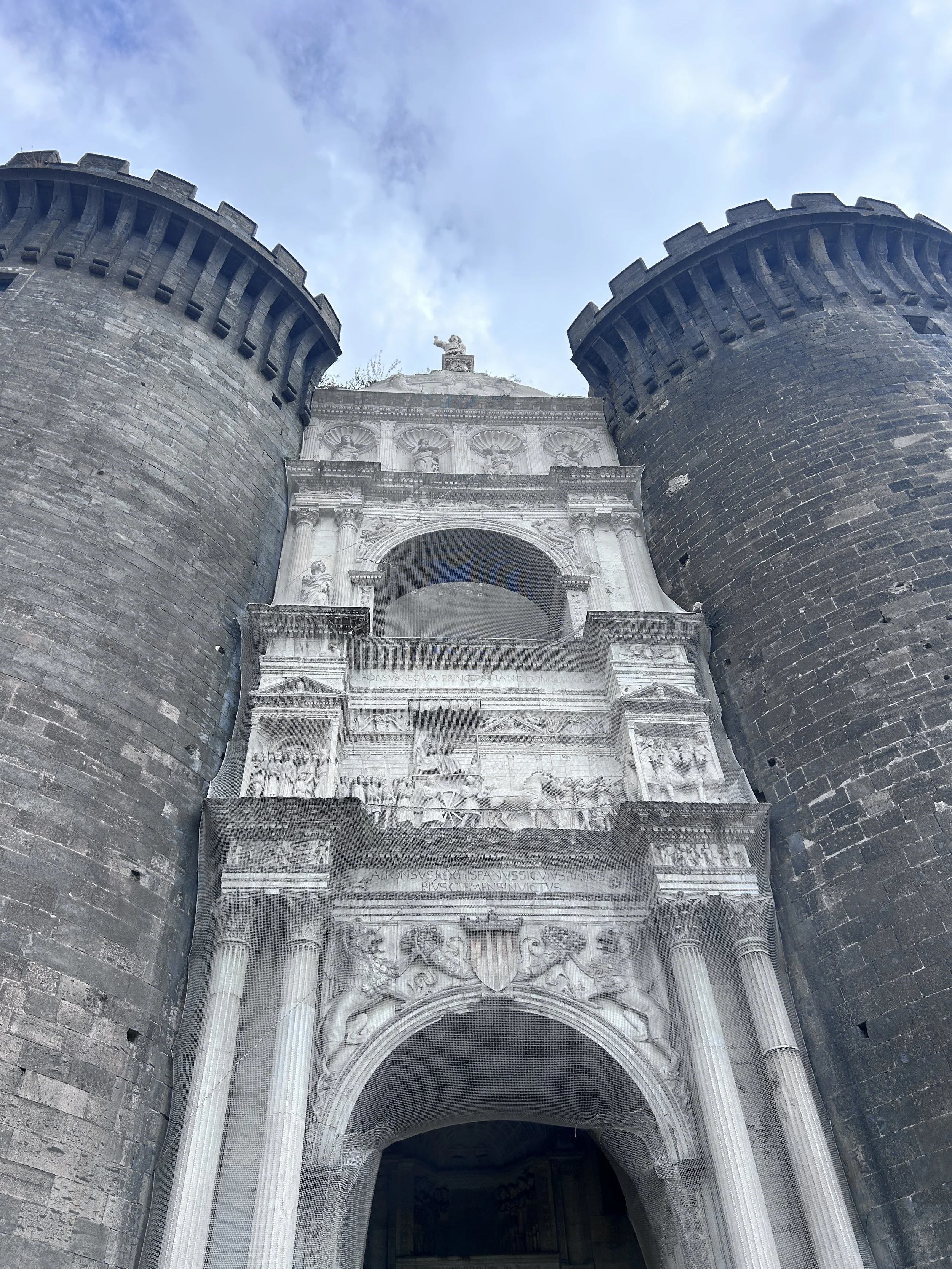 Façade of Castel Nouvo