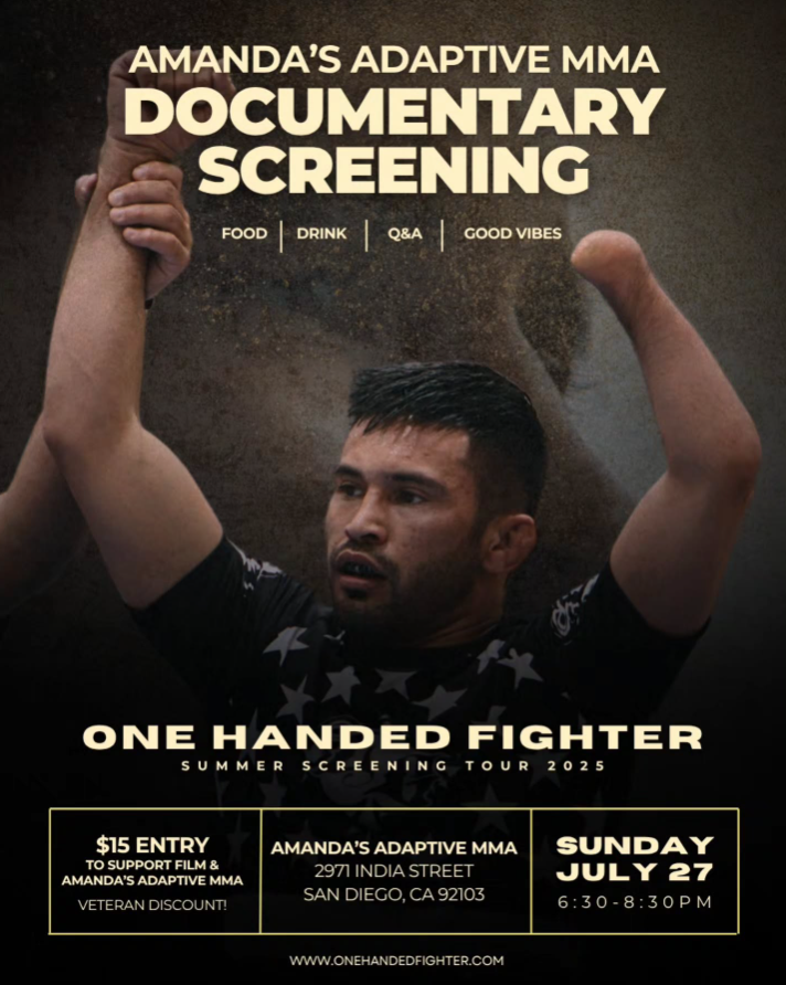 One Handed Fighter Documentary Screening Event