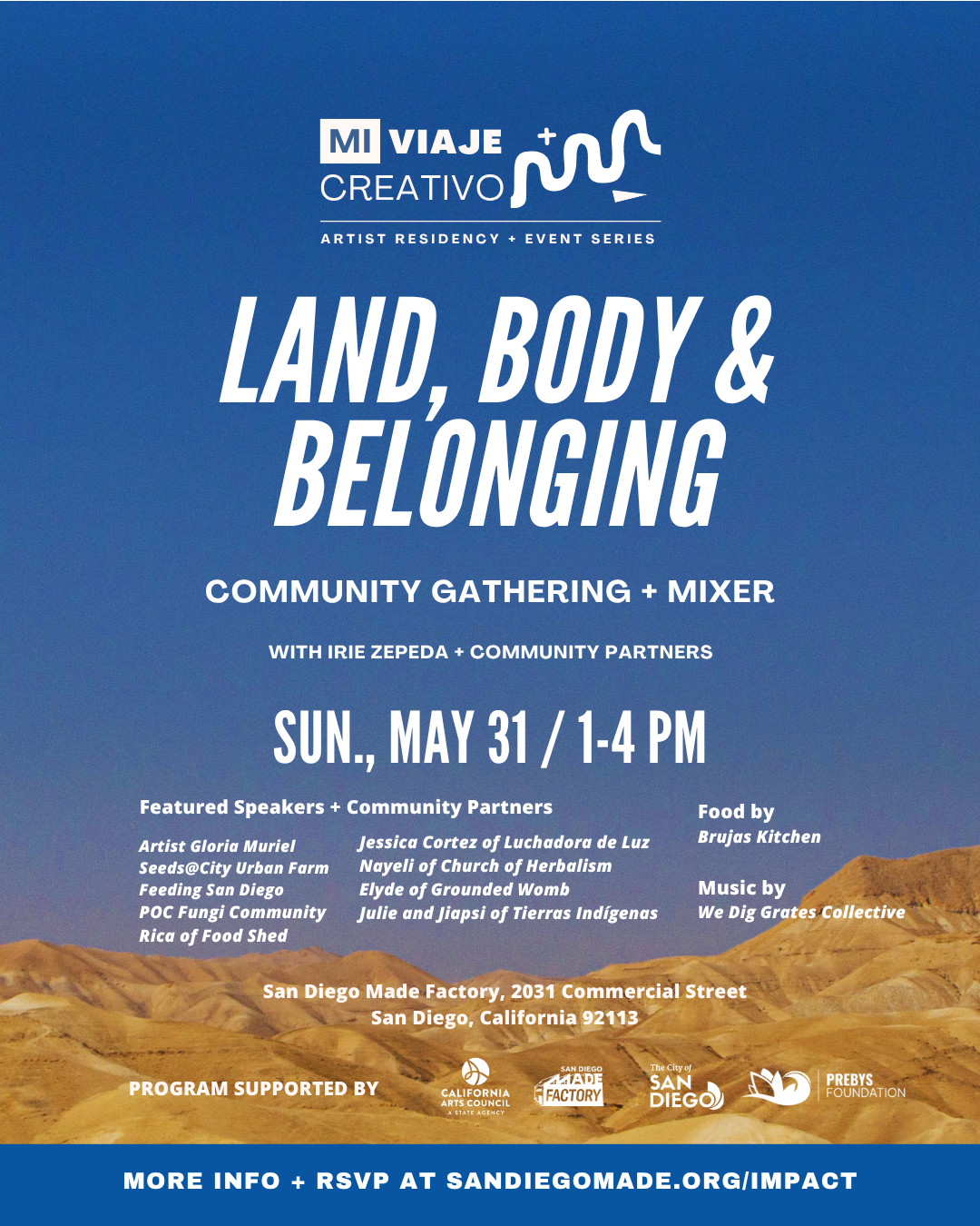 Land, Body &amp; Belonging: Community Gathering + Mixer