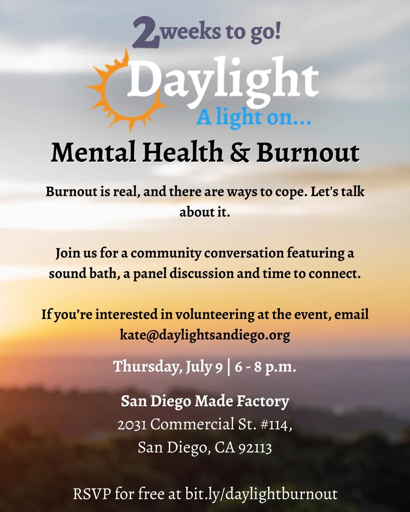 A Light on Mental Health and Burnout
