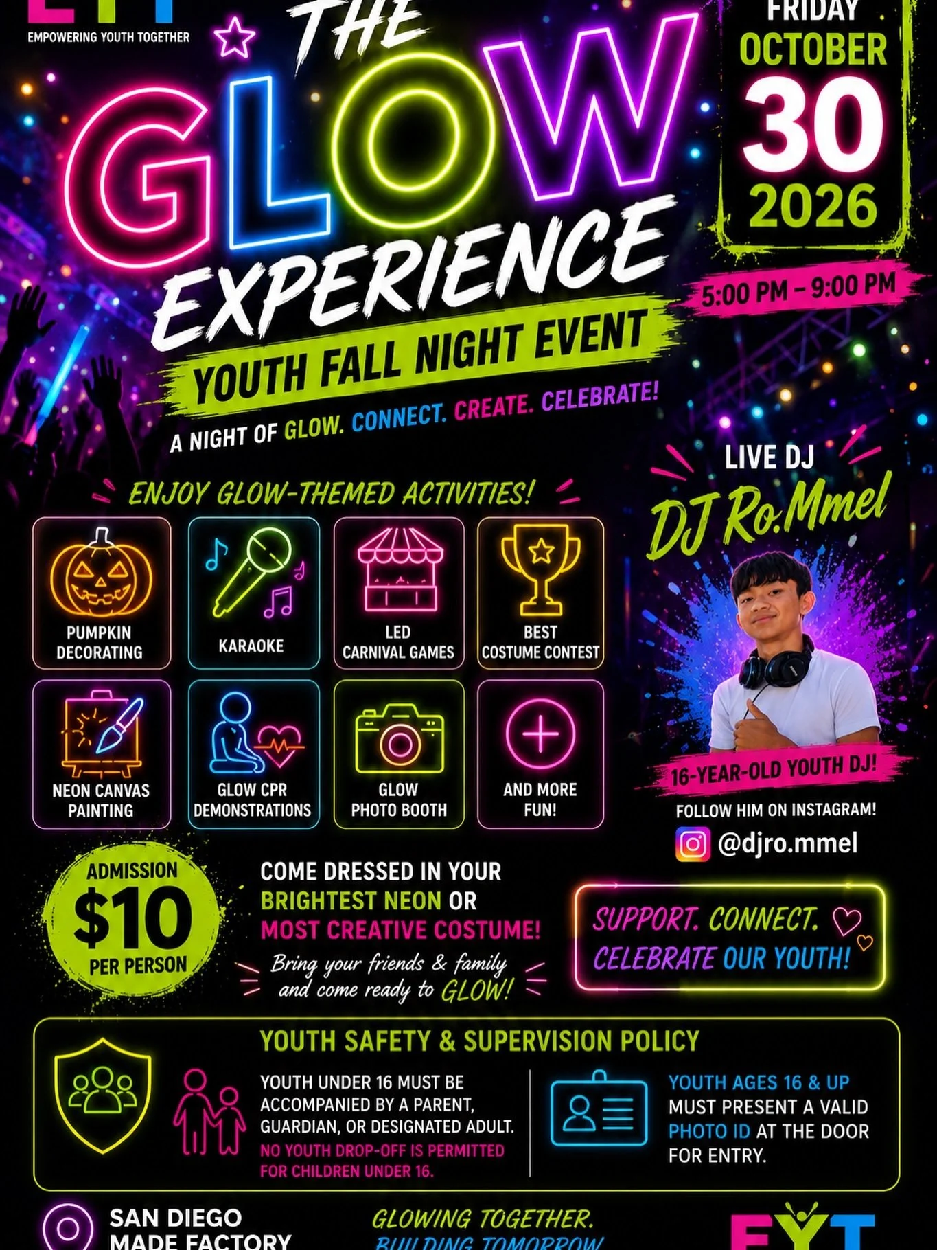 THE GLOW EXPERIENCE: Youth Fall Night