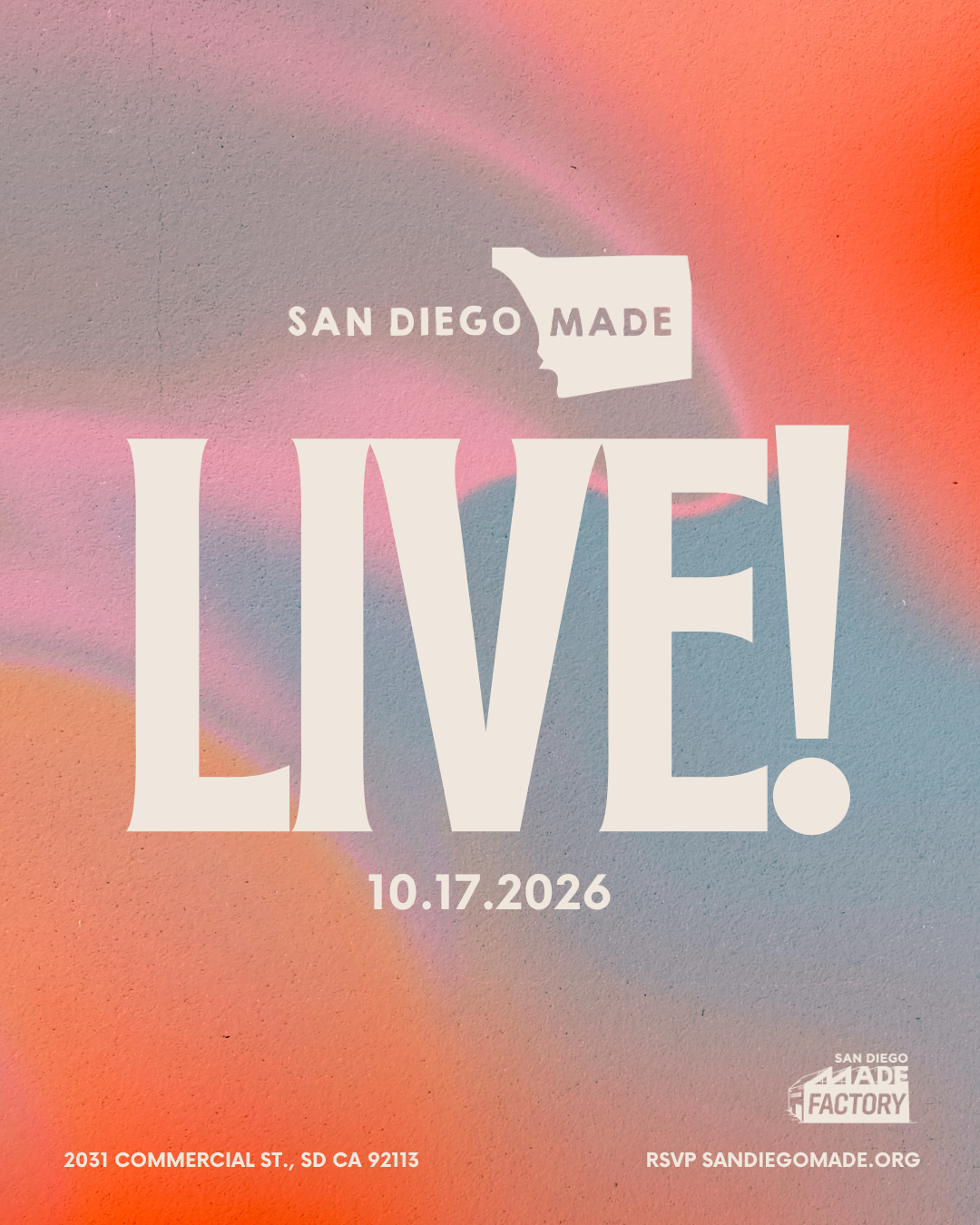 SAN DIEGO MADE: LIVE
