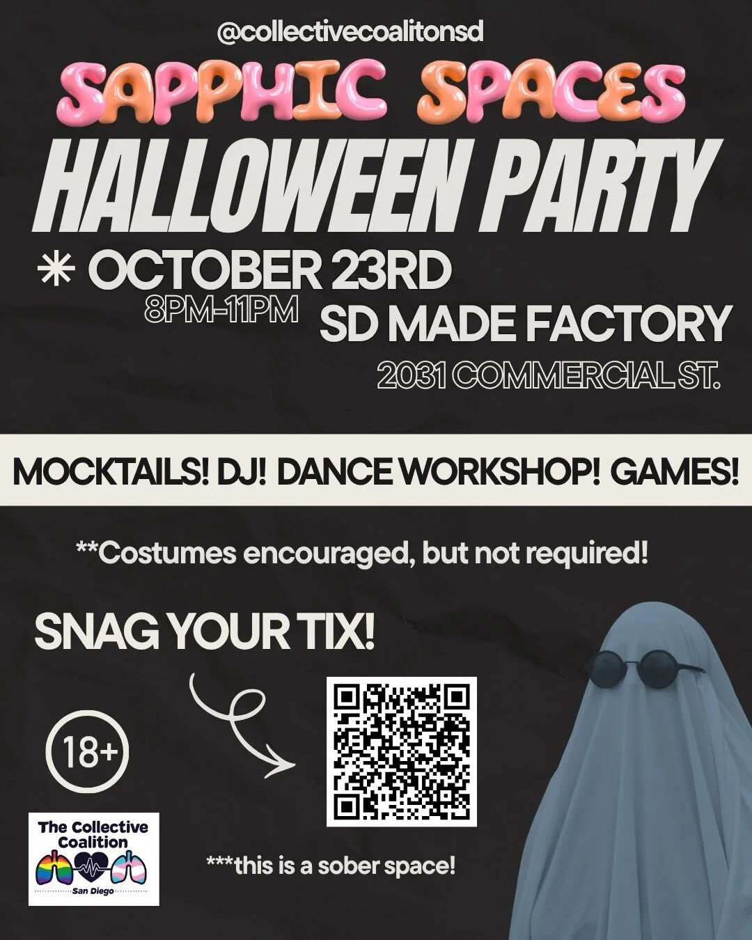 Sapphic Spaces Halloween Party