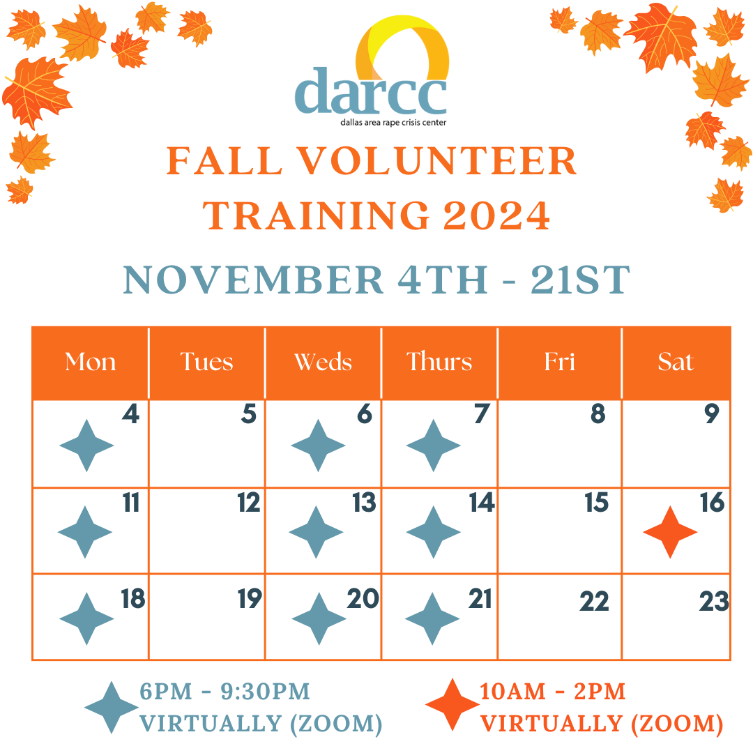 Fall Volunteer Training