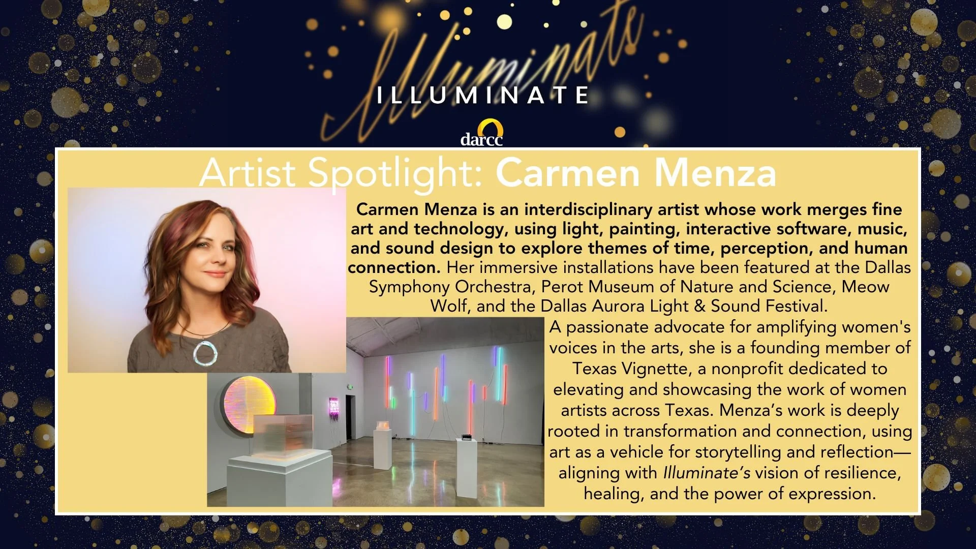 DARCC Illuminate Artist Spotlight